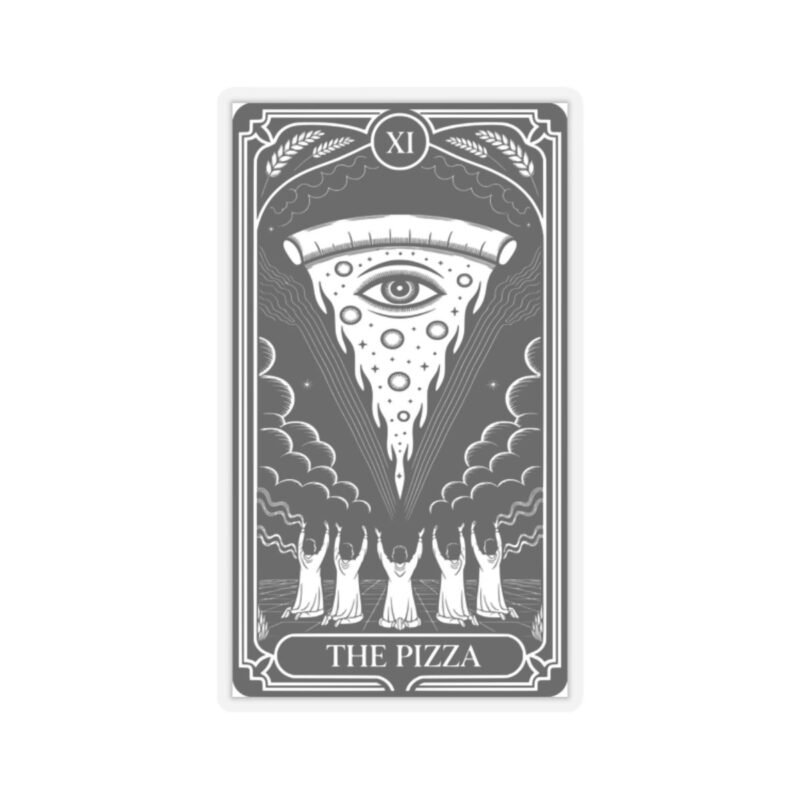 The Pizza Tarot Kiss-Cut Sticker - Image 4