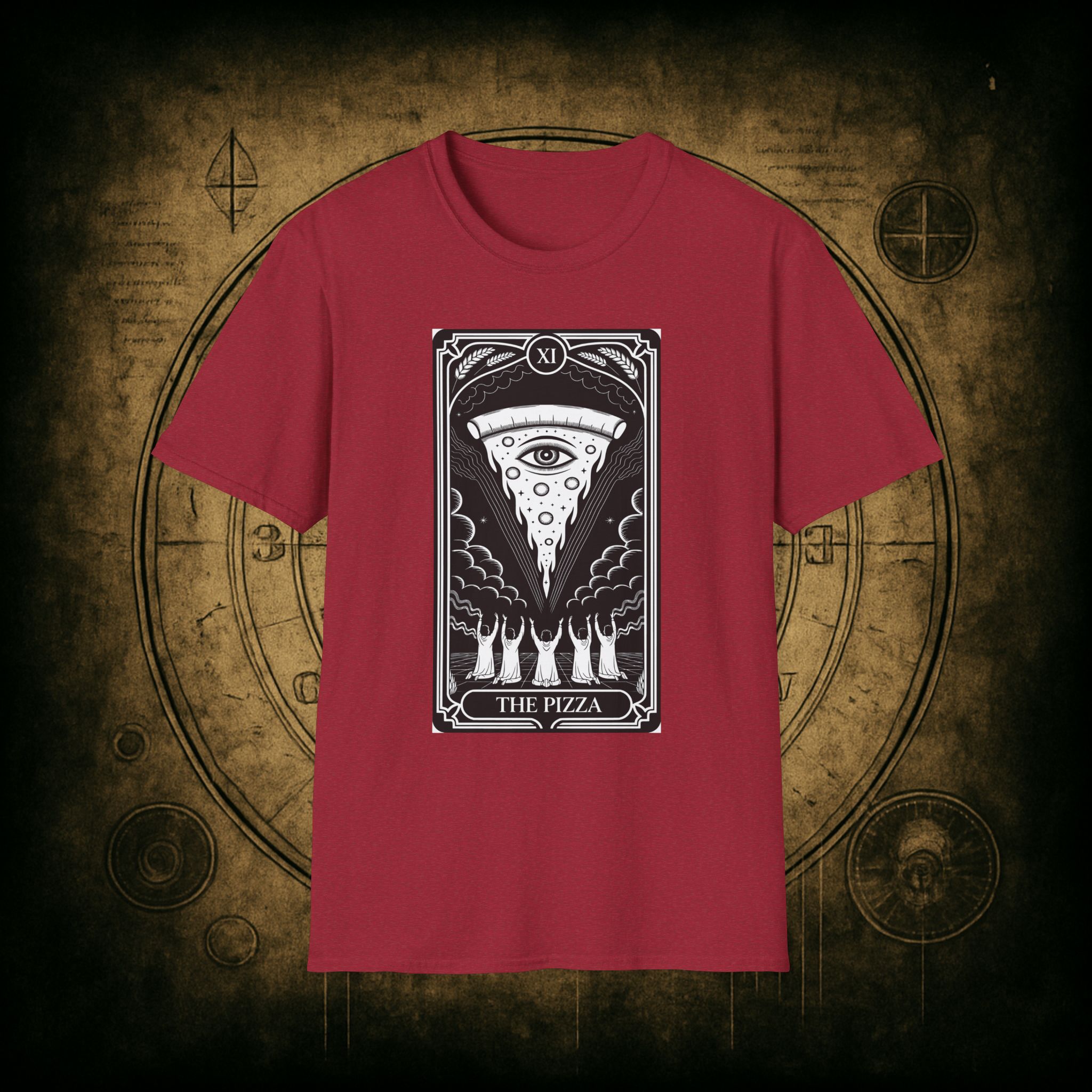 The Pizza Tarot Unisex T-Shirt - Image 73