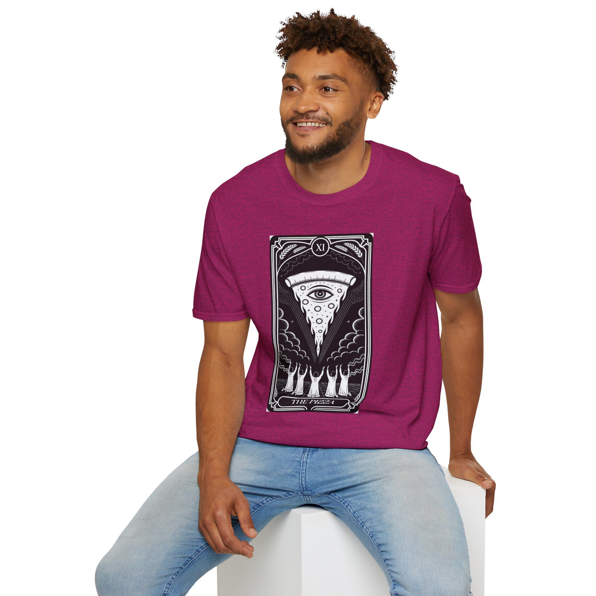 The Pizza Tarot Unisex T-Shirt - Image 42