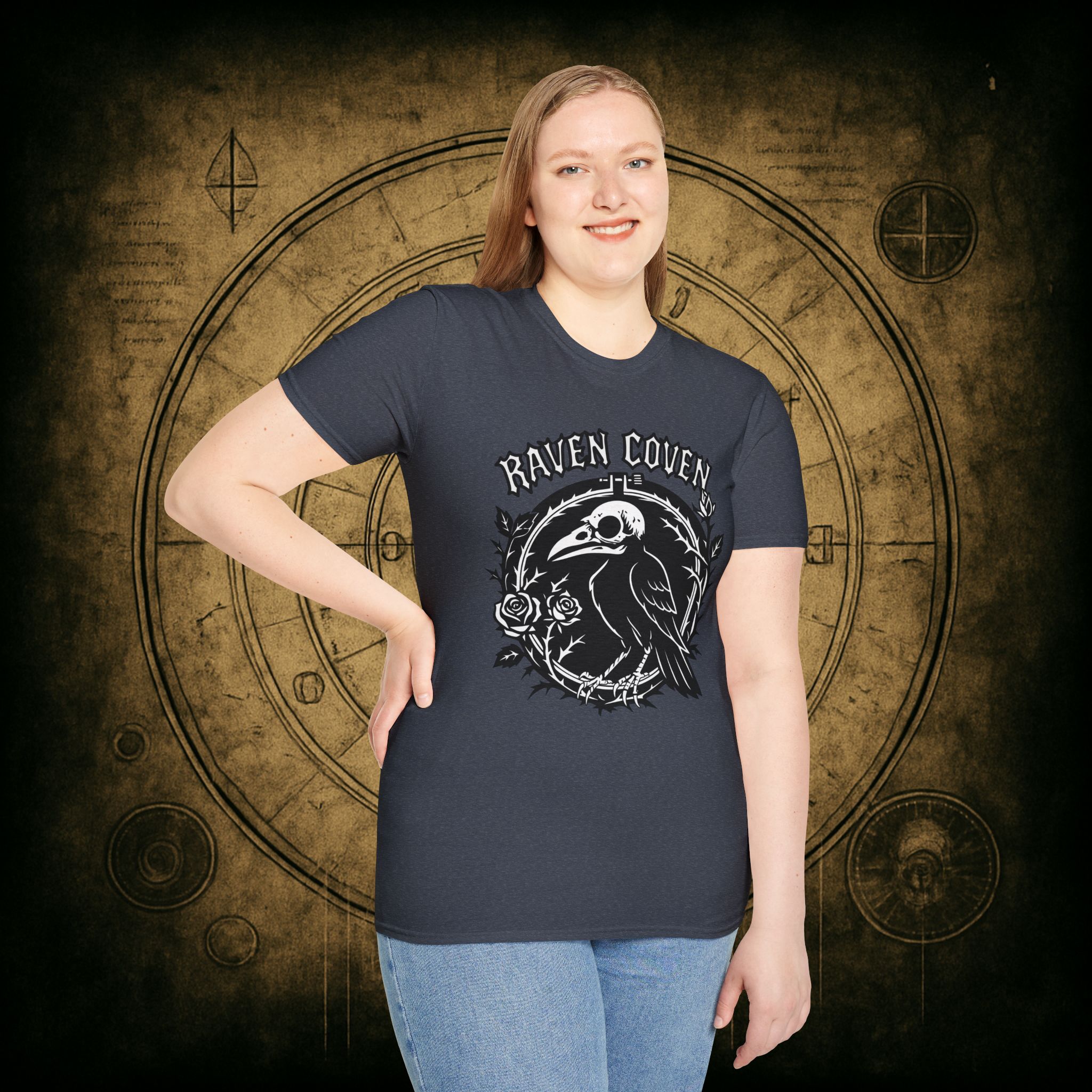 Raven of the Coven Raven Unisex T-Shirt - Image 55