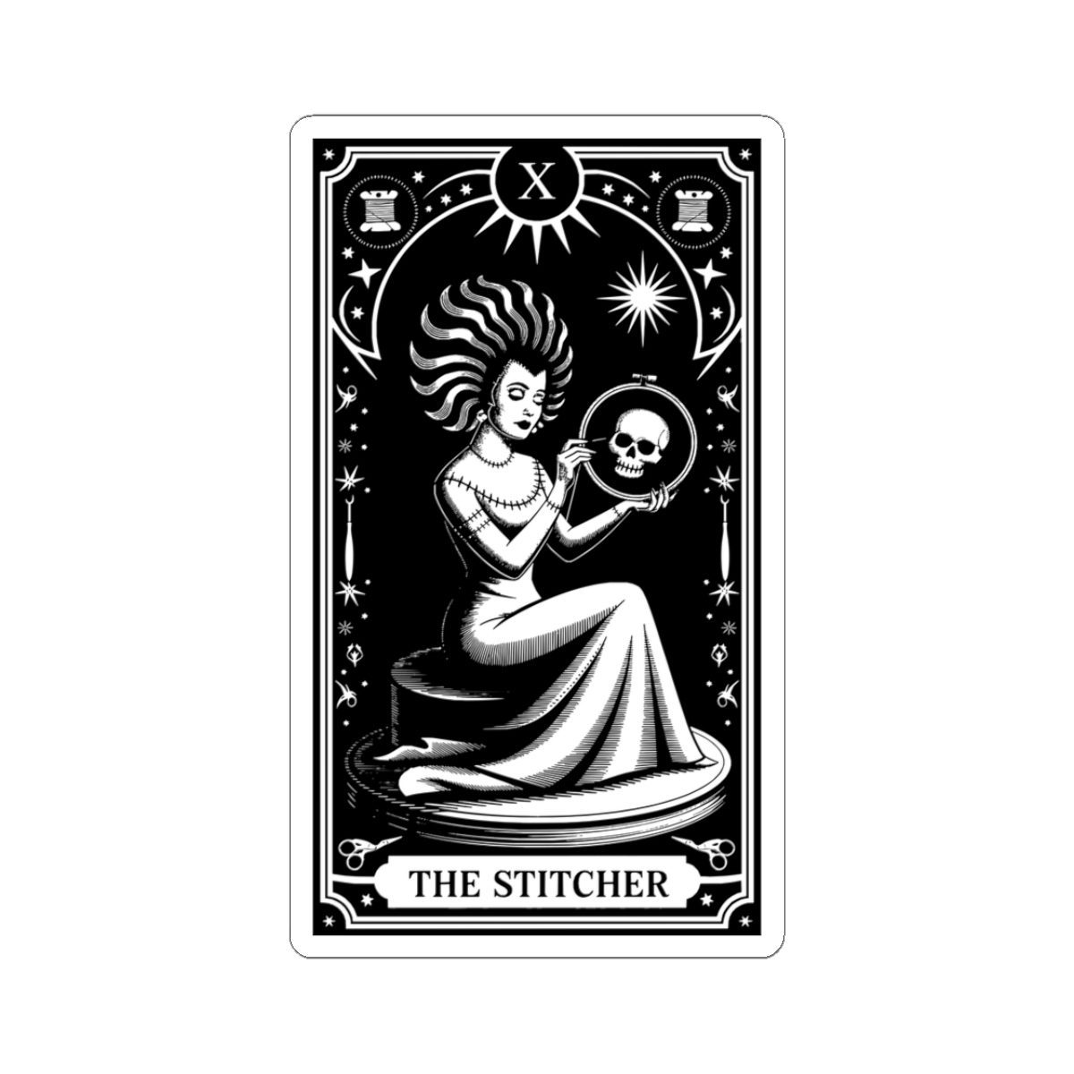 The Stitcher Tarot Kiss-Cut Sticker - Image 13