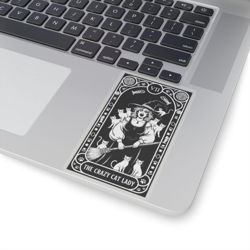 The Crazy Cat Lady Tarot Kiss-Cut Sticker - Image 17