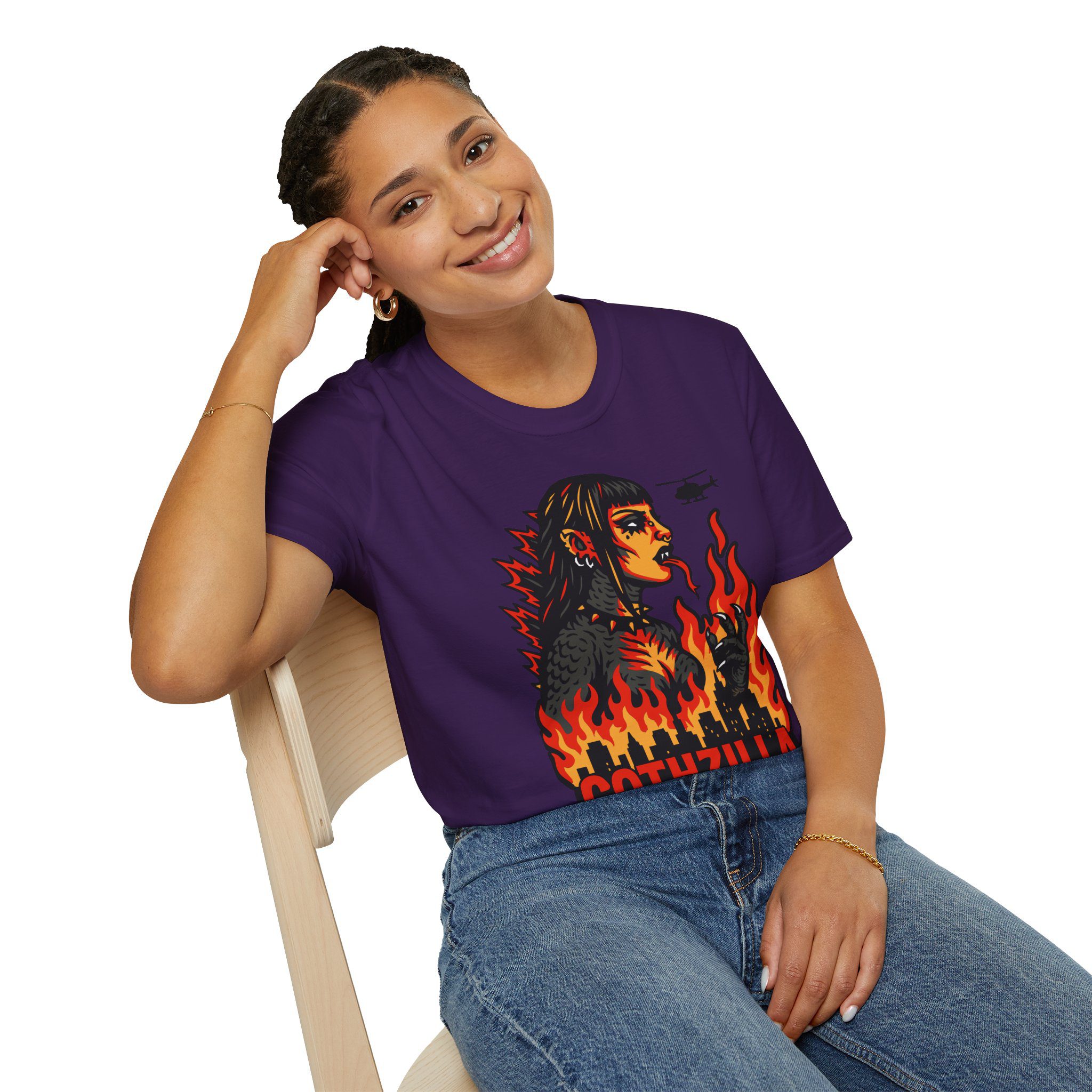 Gothzilla Unisex T-shirt - Image 61