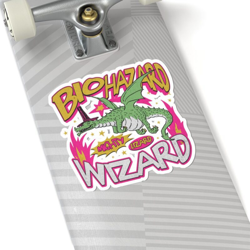 Biohazard Wizard Kiss-Cut Sticker - Image 23