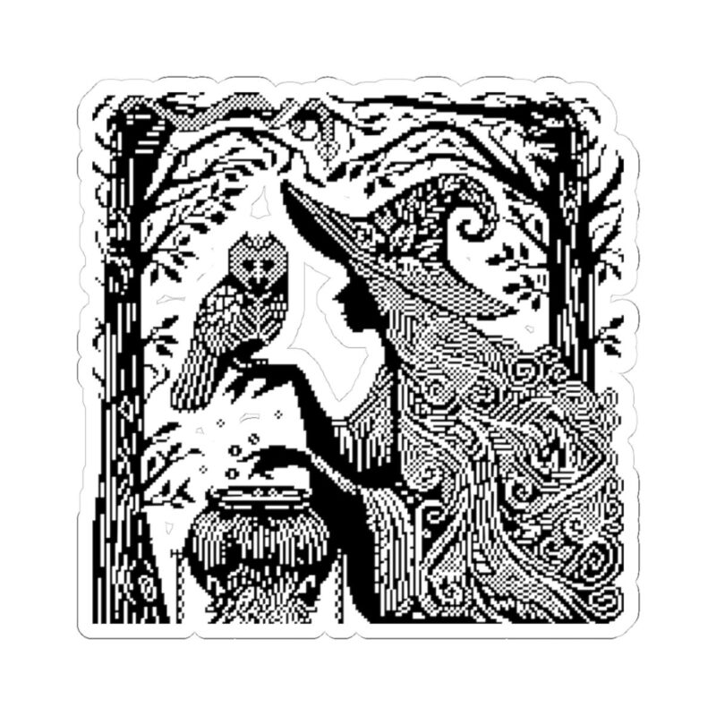 Wood Witch 2 Kiss-Cut Sticker