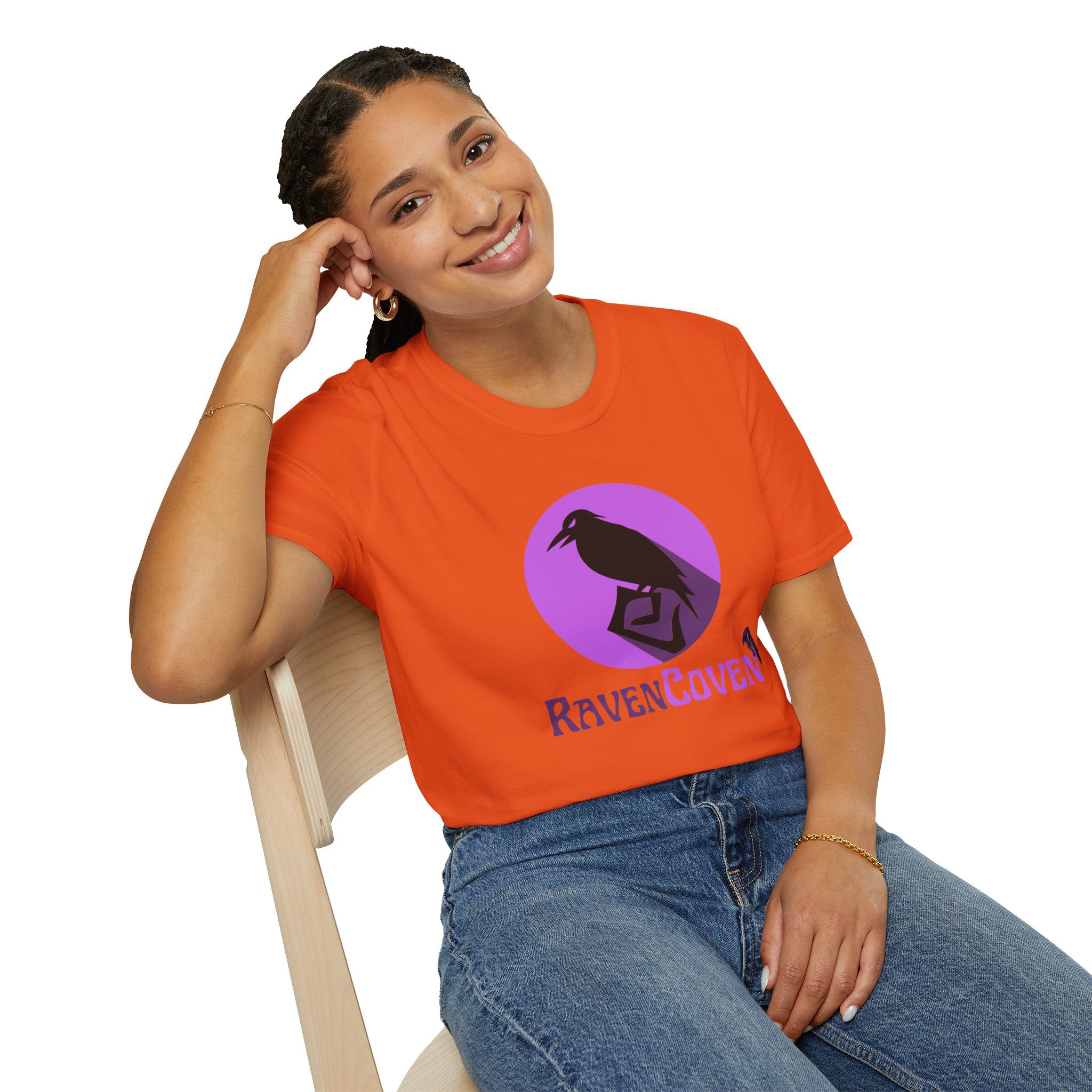 Raven Coven Logo Unisex T-Shirt - Image 35