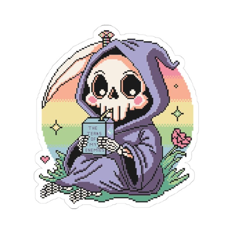 Tears of My Enemies Kiss-Cut Sticker