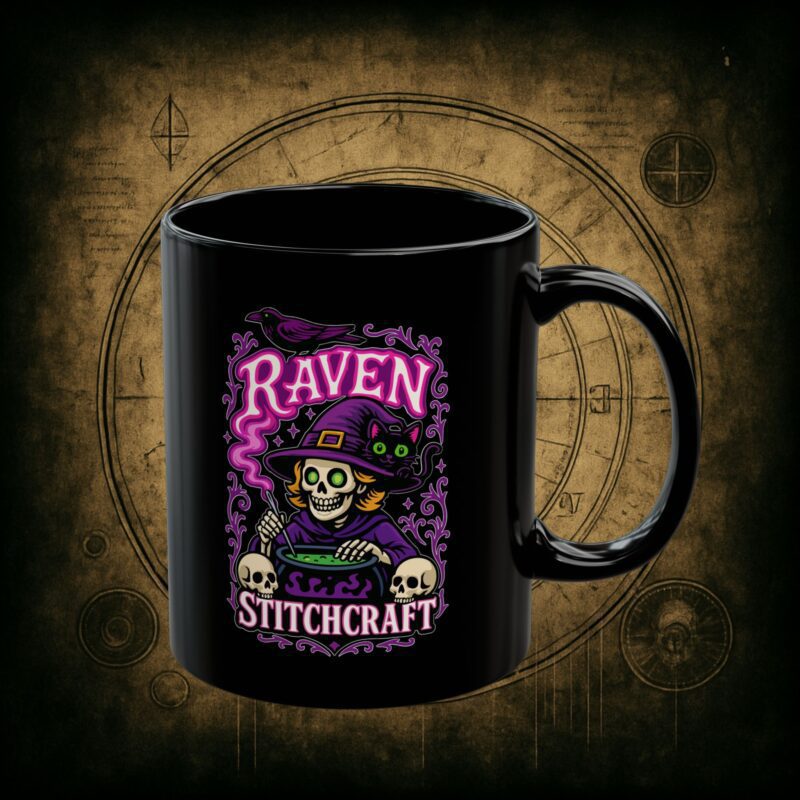 Raven Stitch Craft Brewing Ceramic Mug