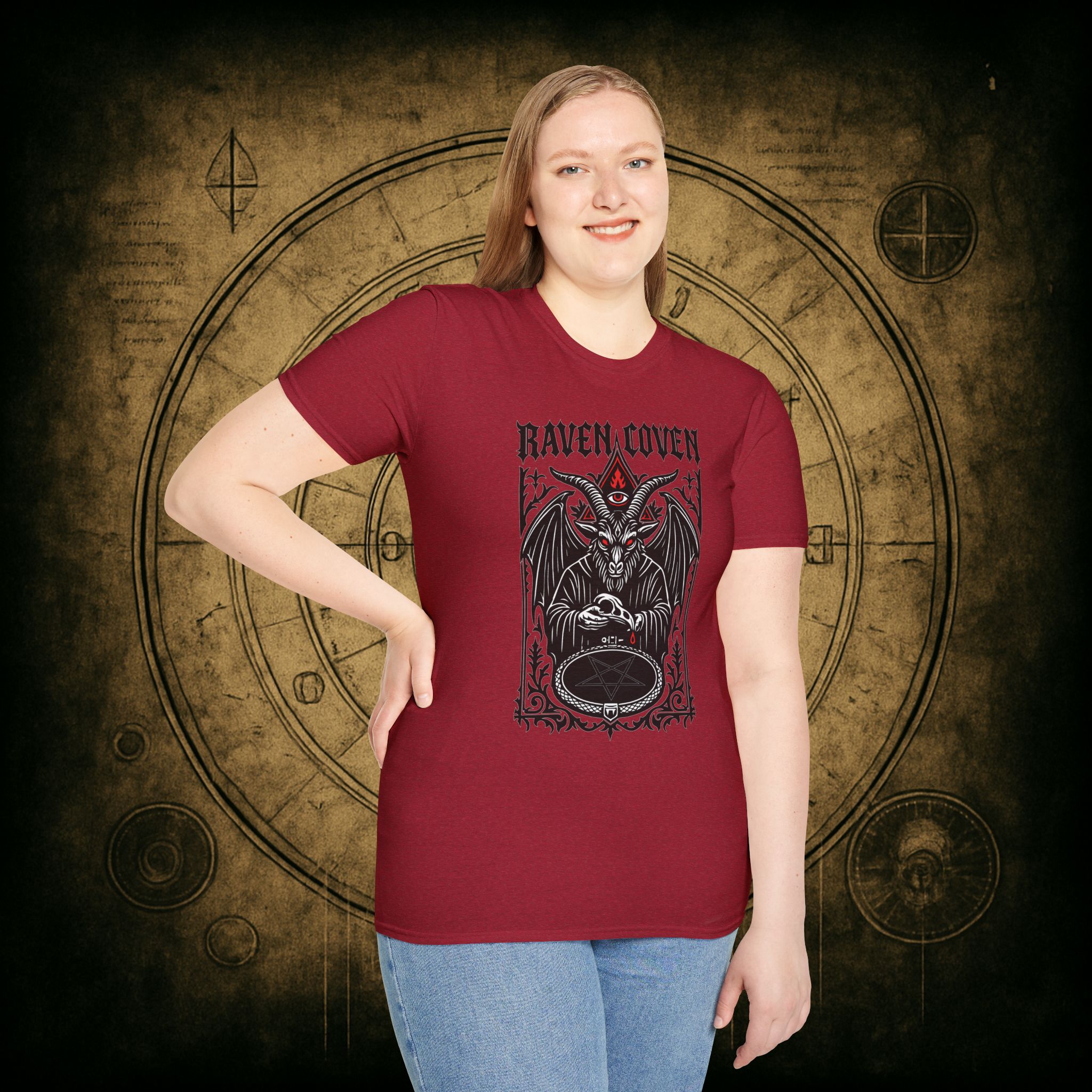 Raven Coven Initiation Unisex T-Shirt - Image 3