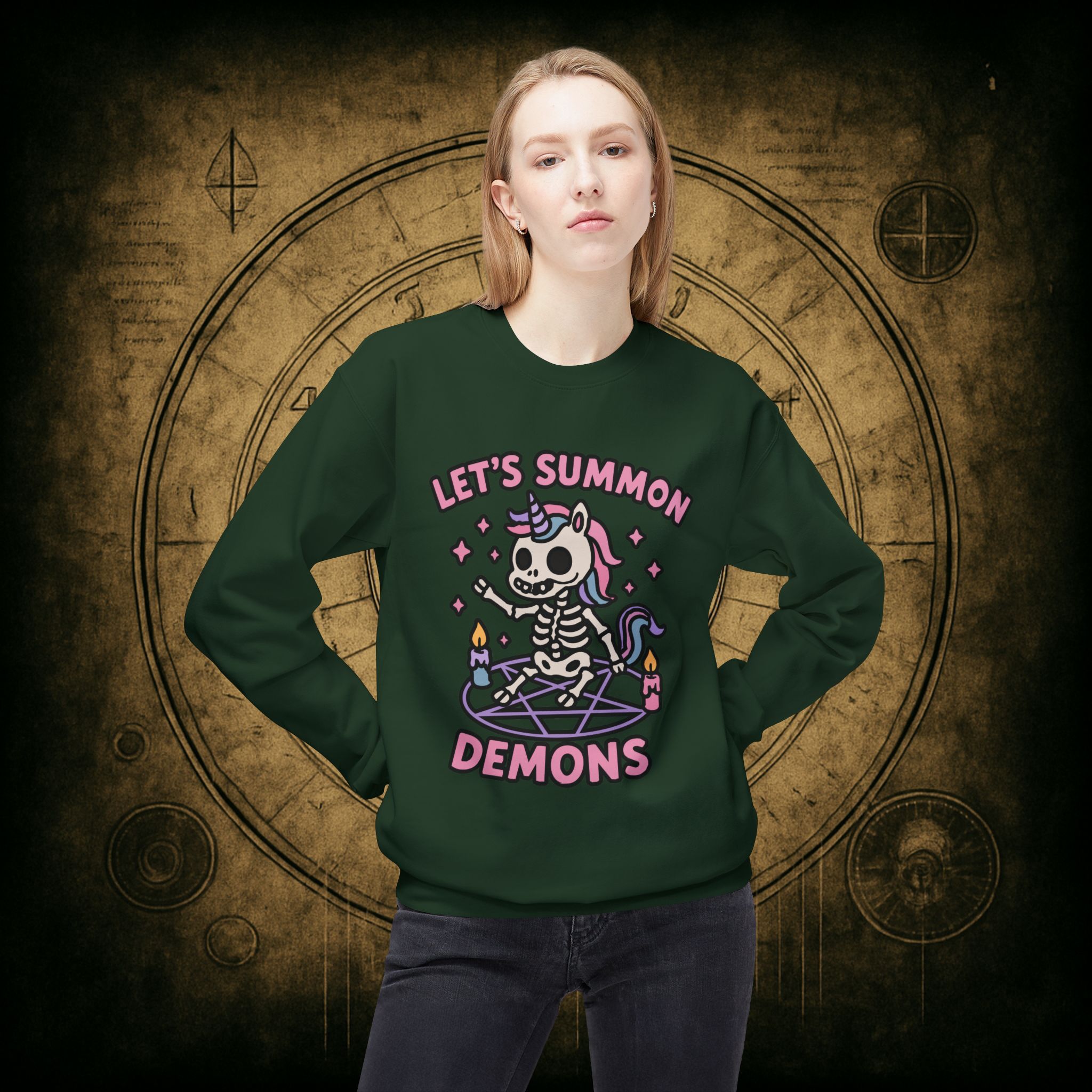 Let’s Summon Demons Unisex Sweatshirt - Image 20