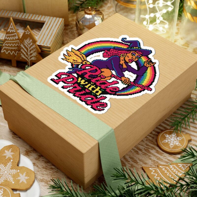 Ride with Pride Kiss-Cut Sticker - Image 24