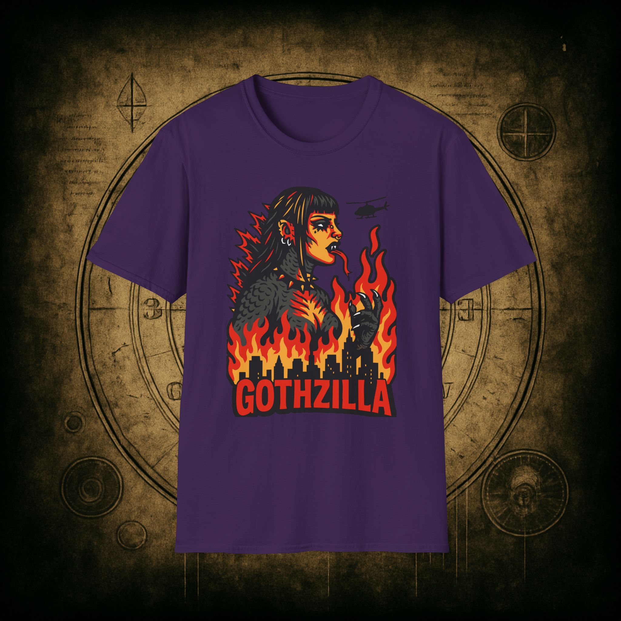Gothzilla Unisex T-shirt - Image 58