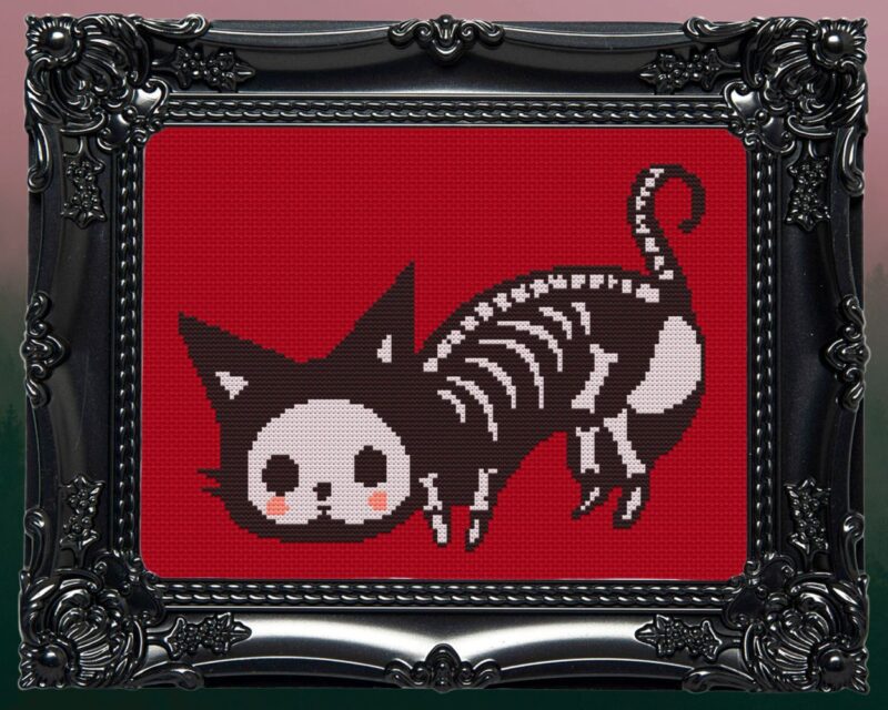 Skeleton Animal Cross Stitch Pattern Set - 15 Designs - Image 3