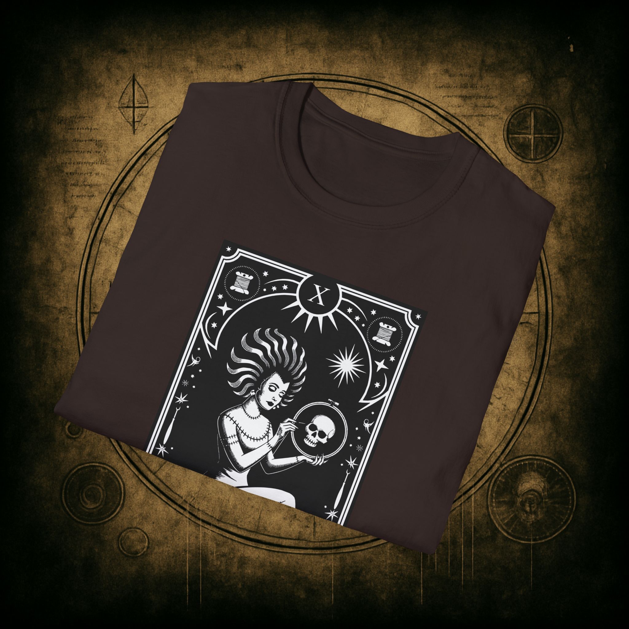 The Stitcher Tarot Unisex T-shirt - Image 34