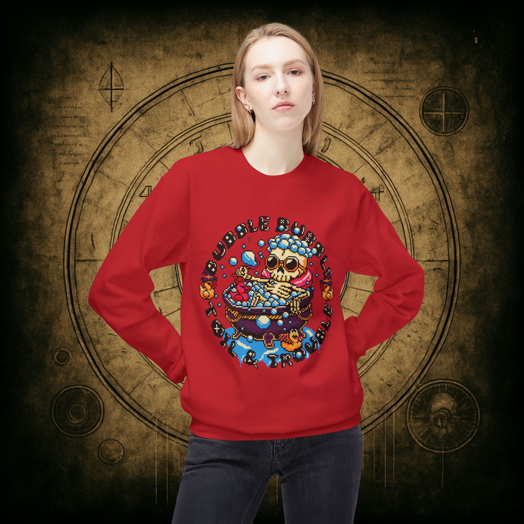 Bubble Bubble Unisex Sweatshirt - Image 5