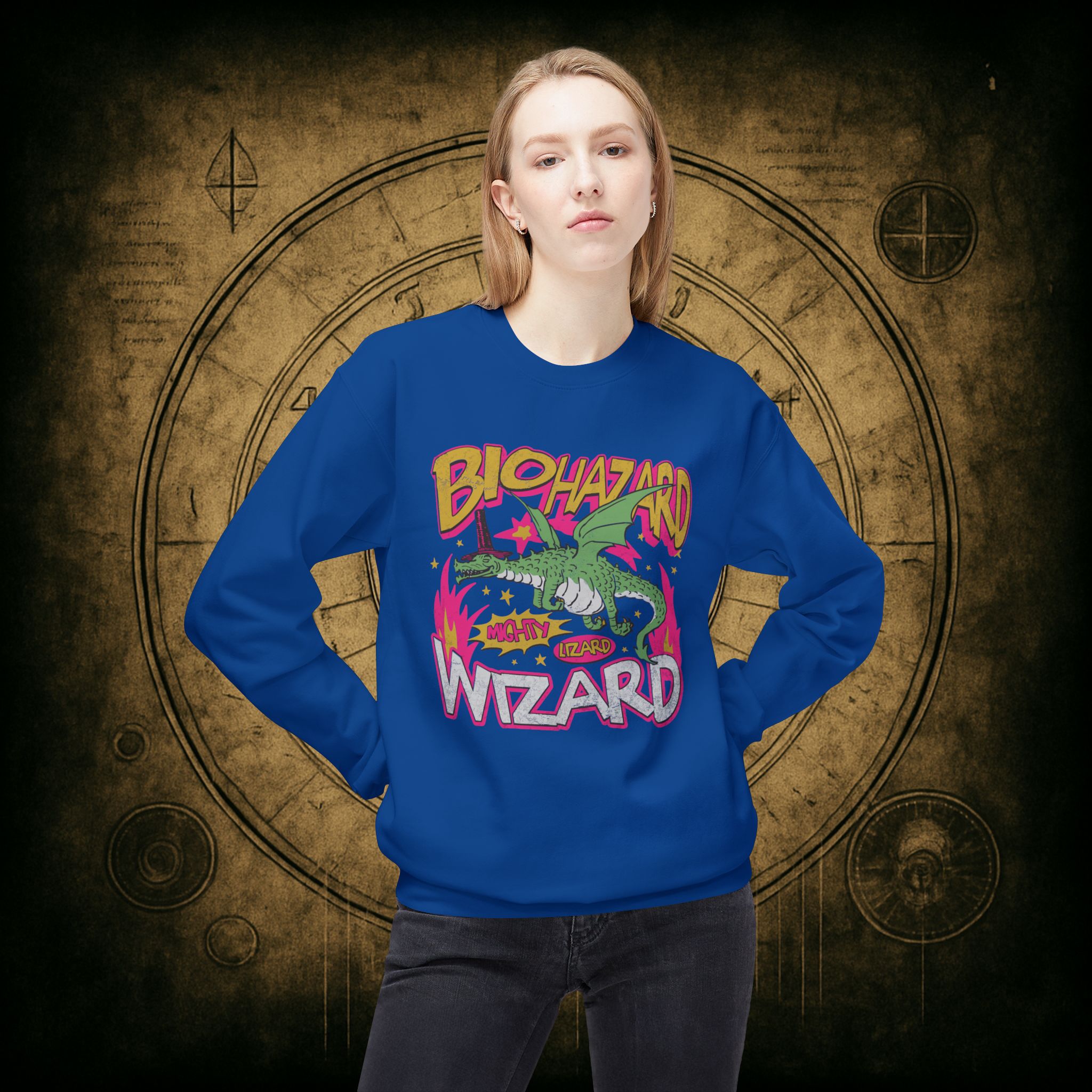 Biohazard Wizard Unisex Sweatshirt - Image 32