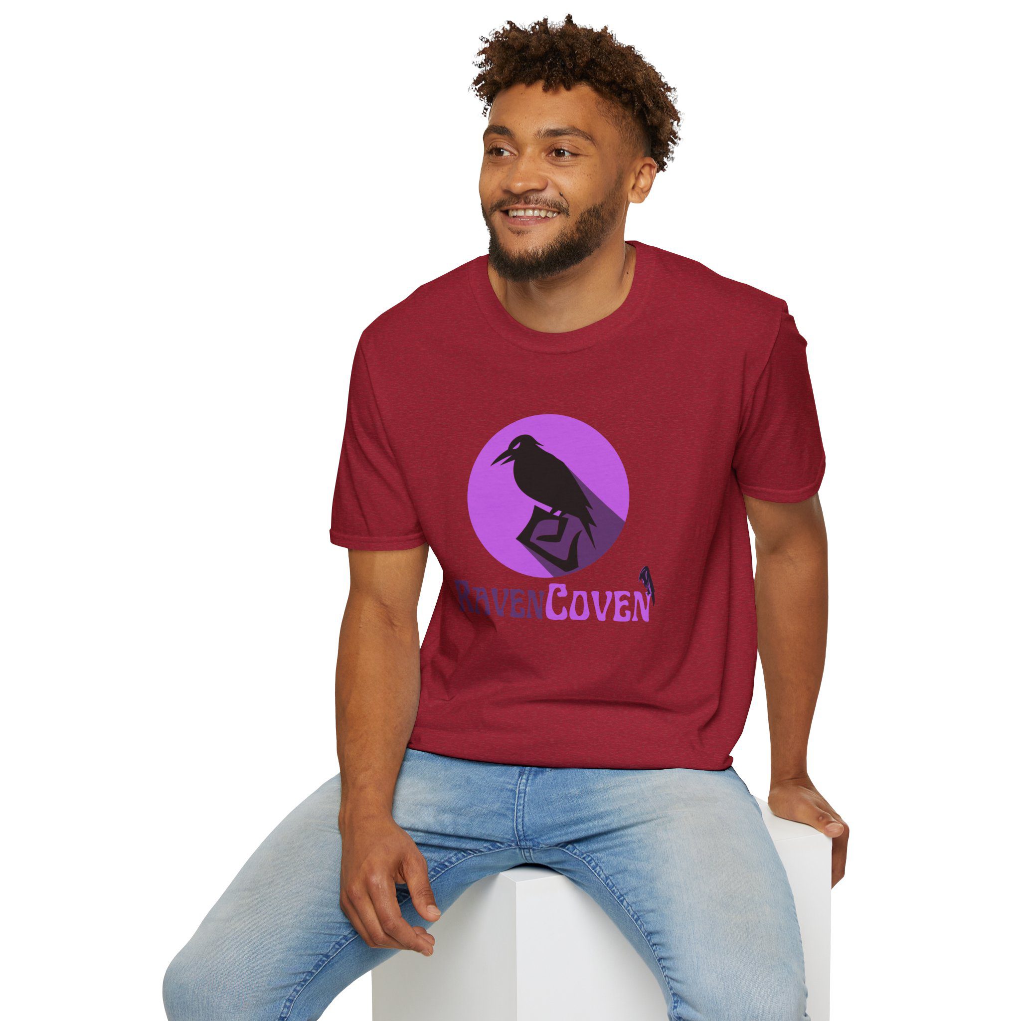 Raven Coven Logo Unisex T-Shirt - Image 77