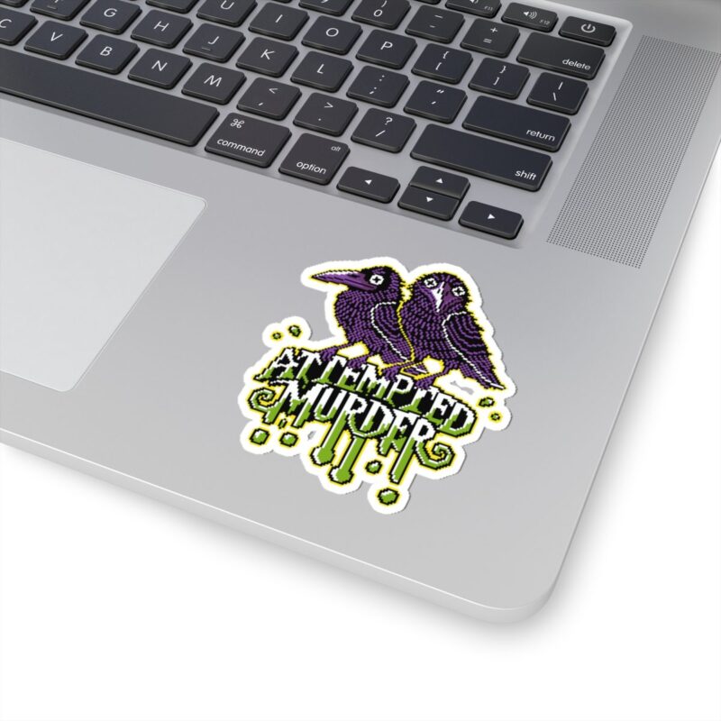 Attempted Murder Kiss-Cut Sticker - Image 14