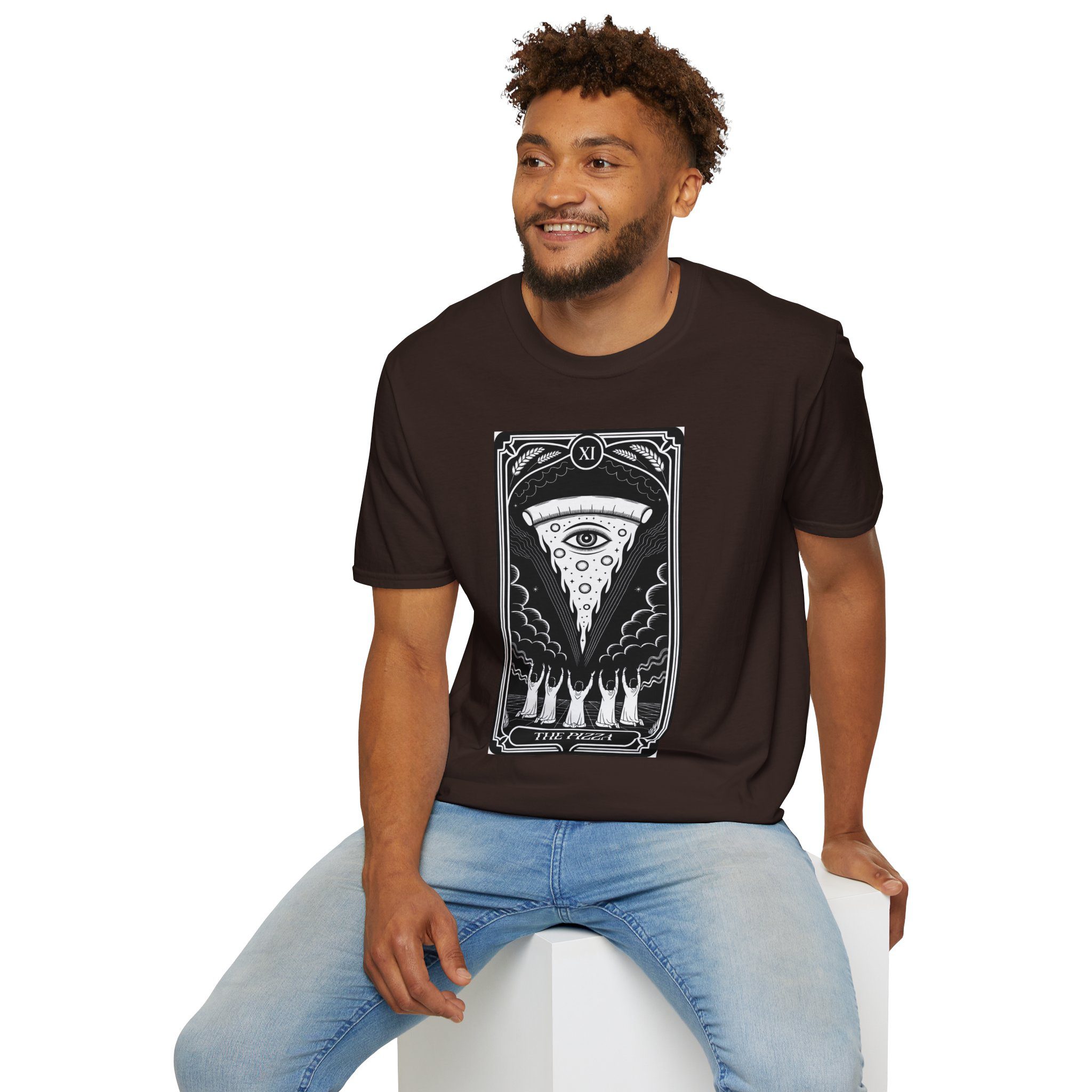 The Pizza Tarot Unisex T-Shirt - Image 37