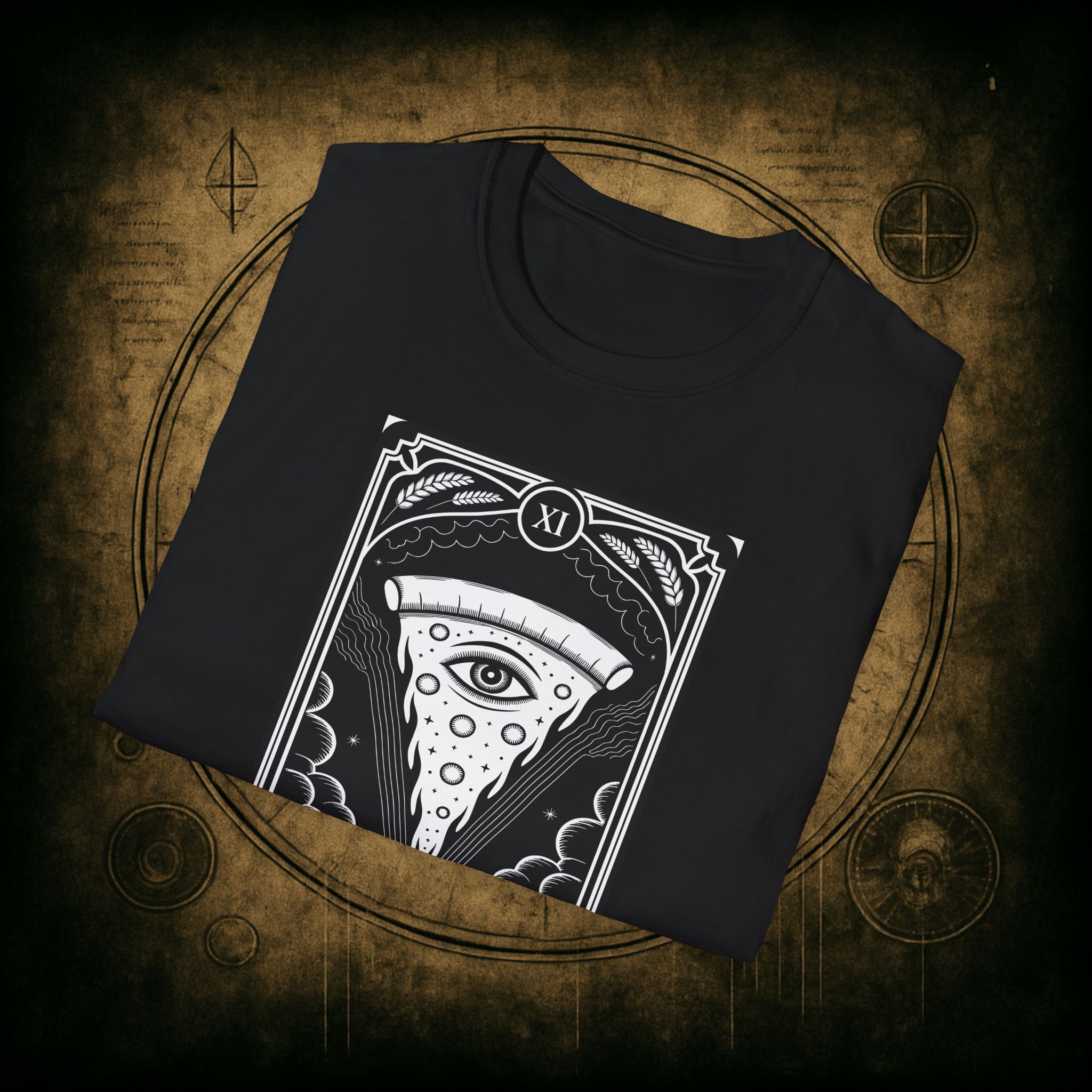 The Pizza Tarot Unisex T-Shirt - Image 4