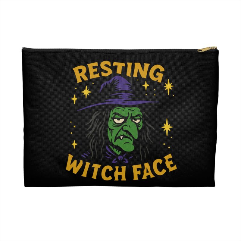 Resting Witch Face Project Bag