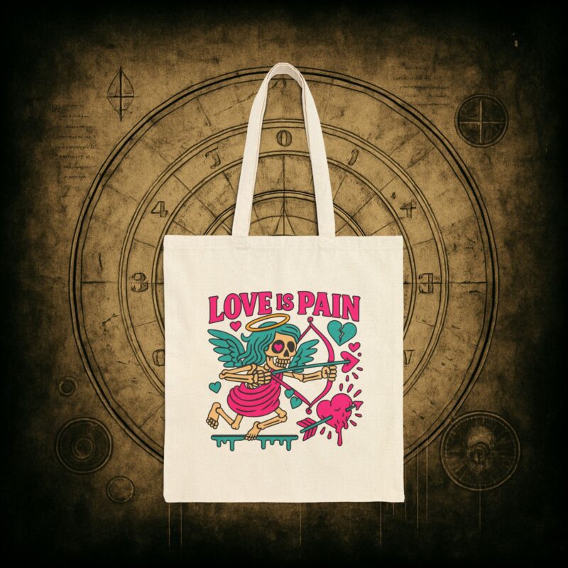 Love Is Pain Tote Bag