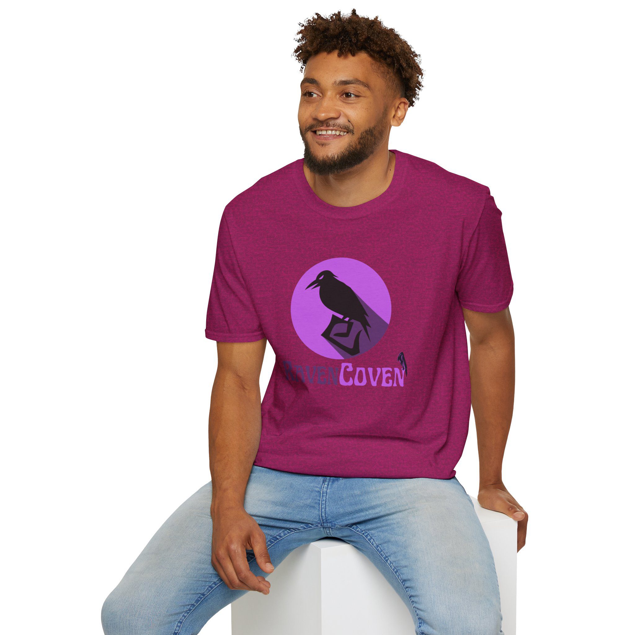 Raven Coven Logo Unisex T-Shirt - Image 47