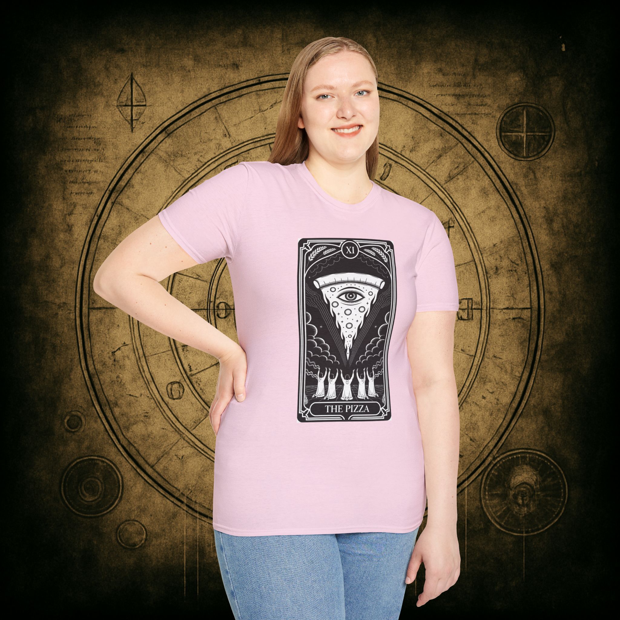 The Pizza Tarot Unisex T-Shirt - Image 65
