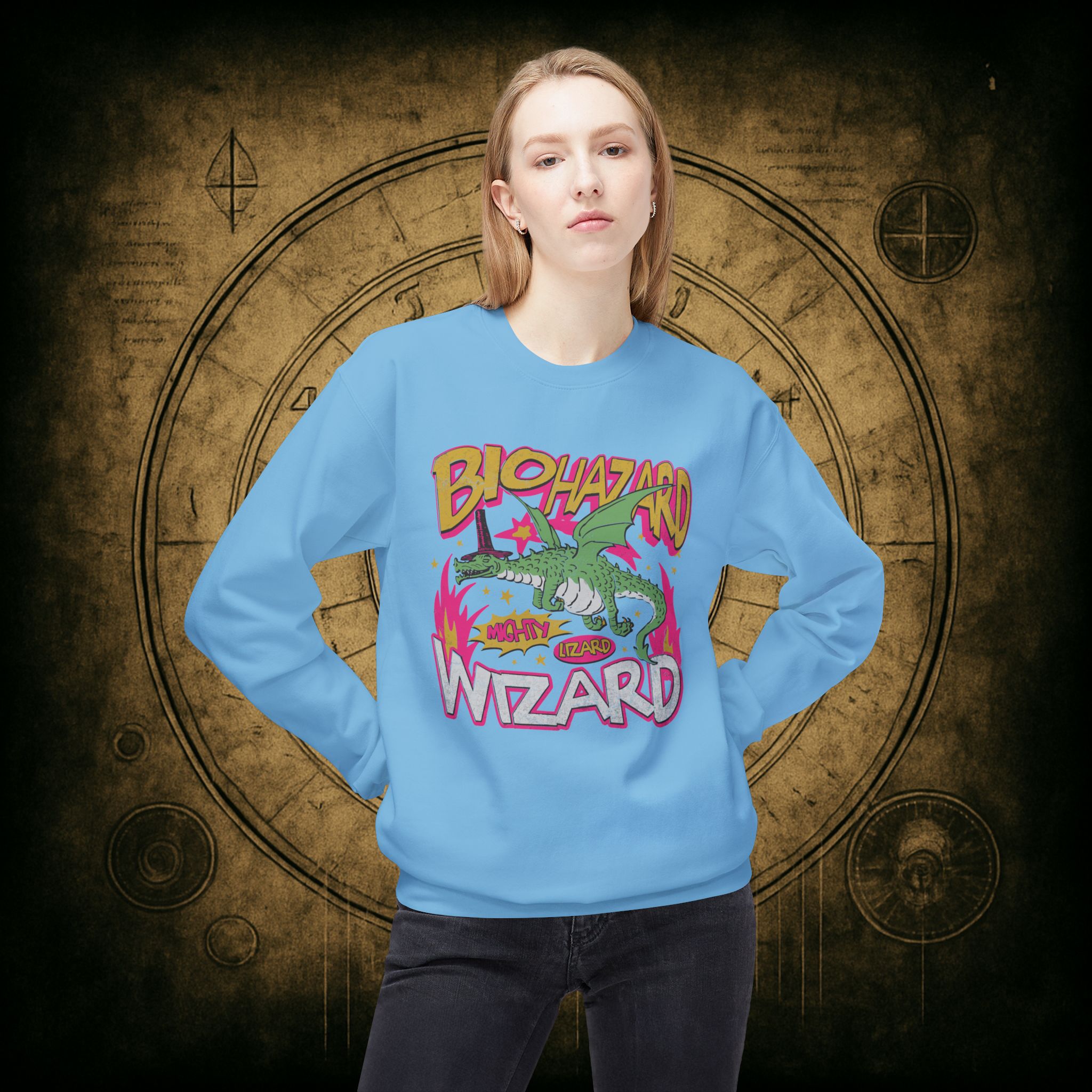 Biohazard Wizard Unisex Sweatshirt - Image 23
