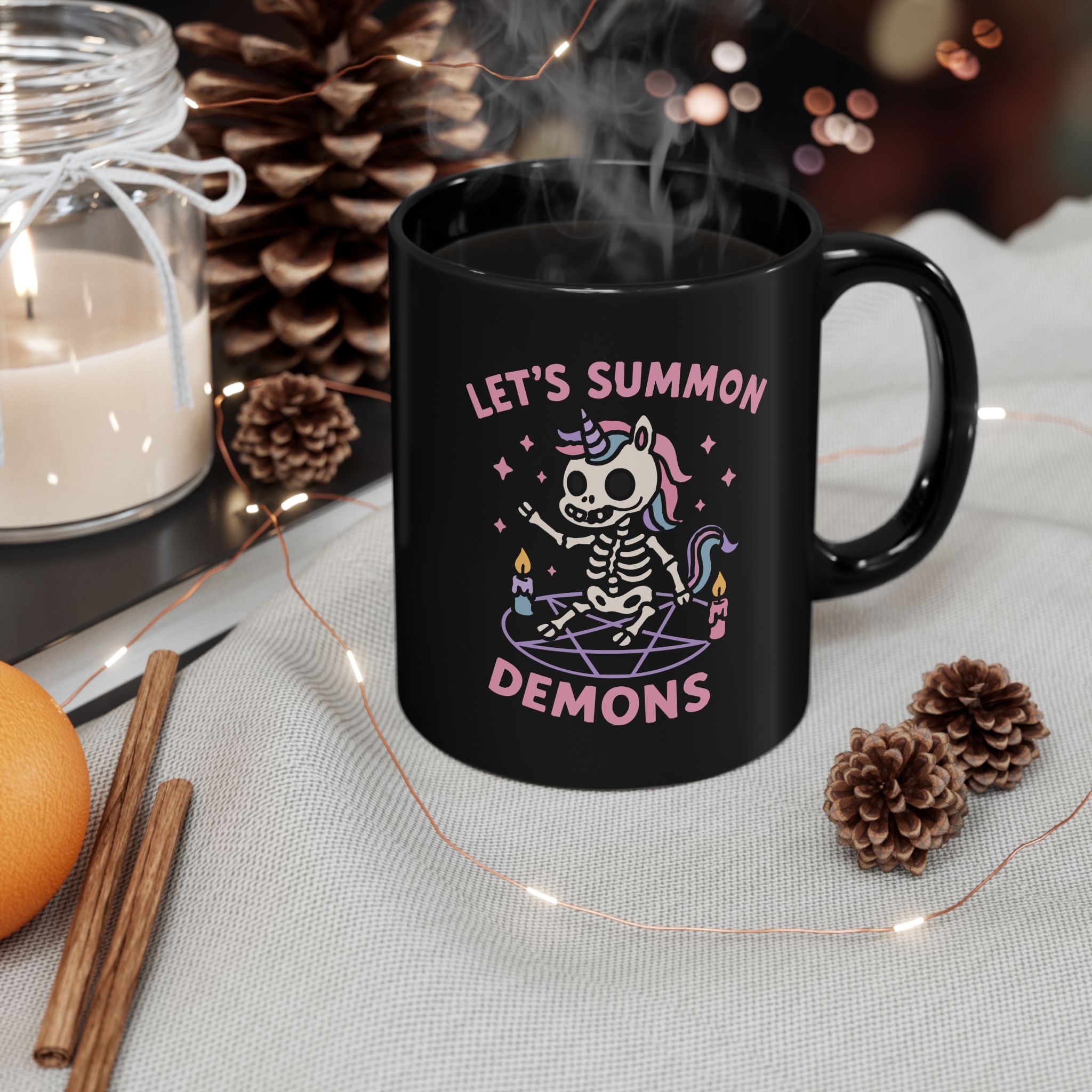 Let’s Summon Demons Ceramic Mug - Image 4