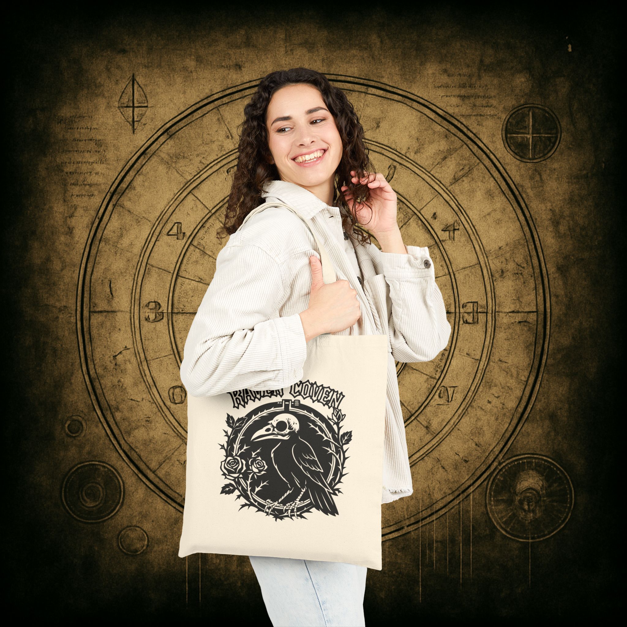 Raven of the Coven Tote Bag - Image 9