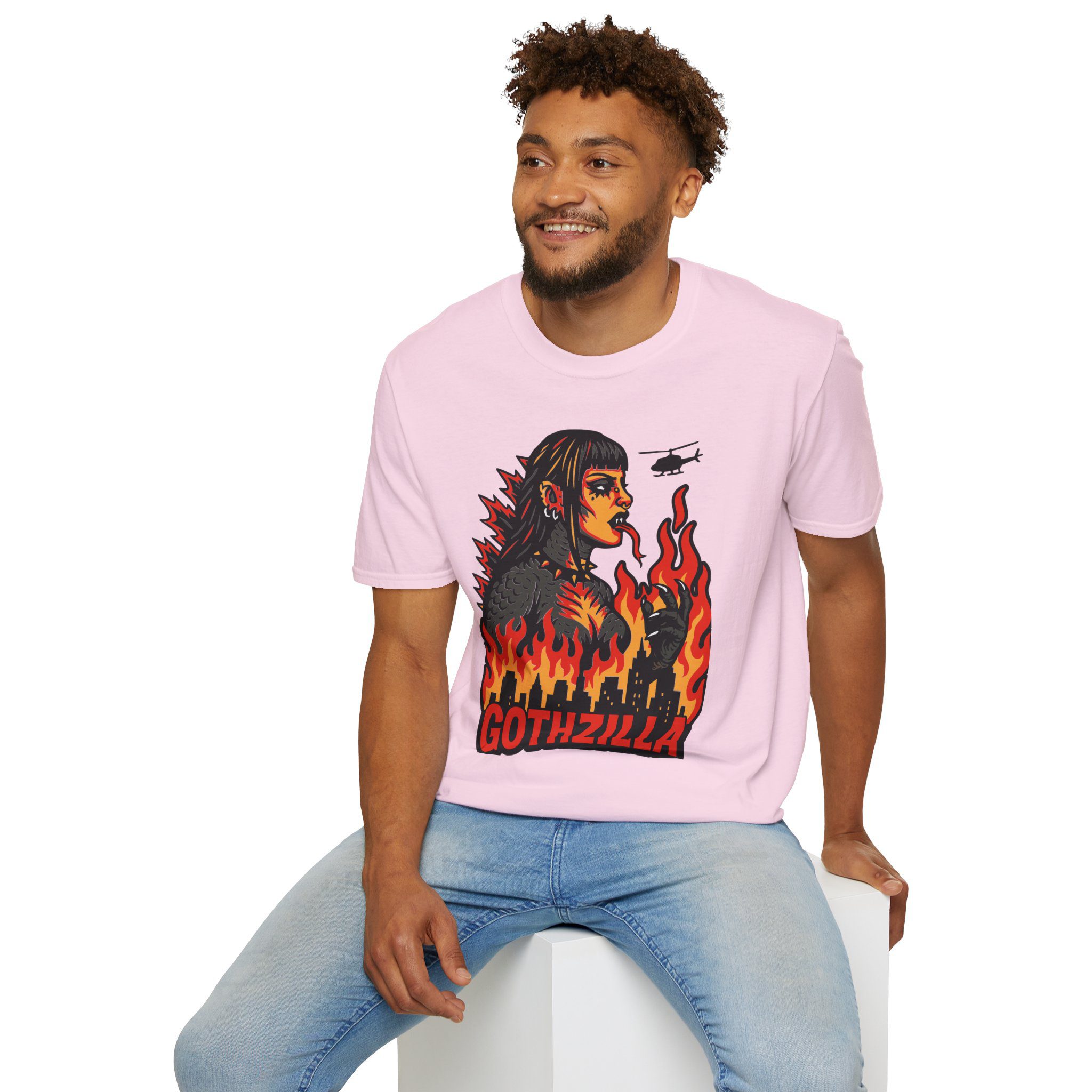 Gothzilla Unisex T-shirt - Image 67