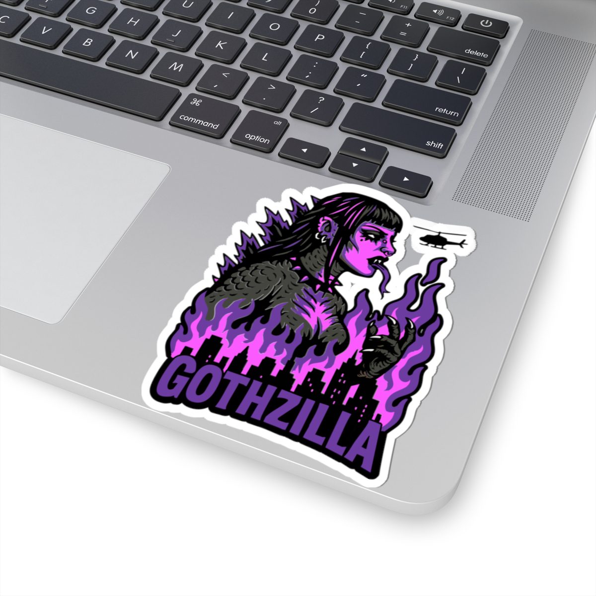 Gothzilla (Purple) Kiss-Cut Sticker - Image 2