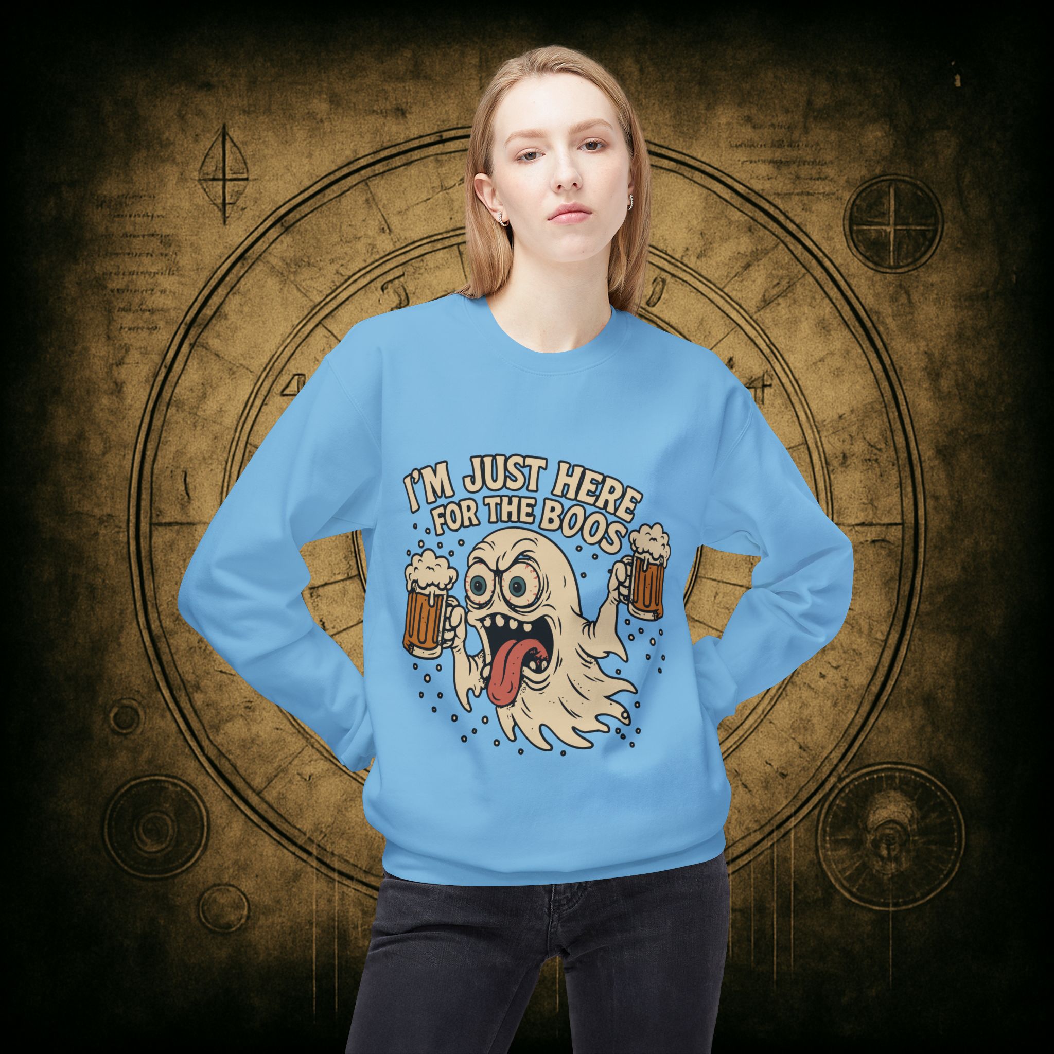 Here for the Boos Unisex Softstyle Sweatshirt - Image 23