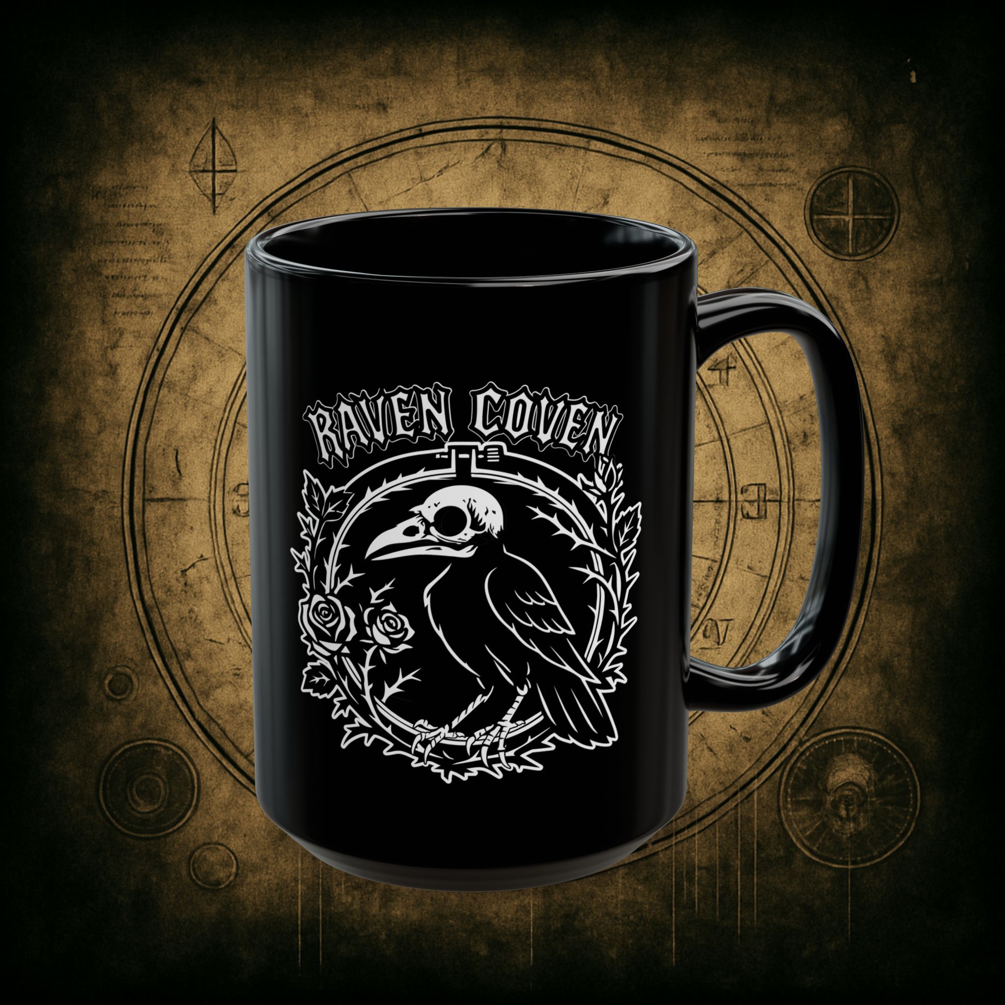 Raven of the Coven Ceramic Mug - Image 9