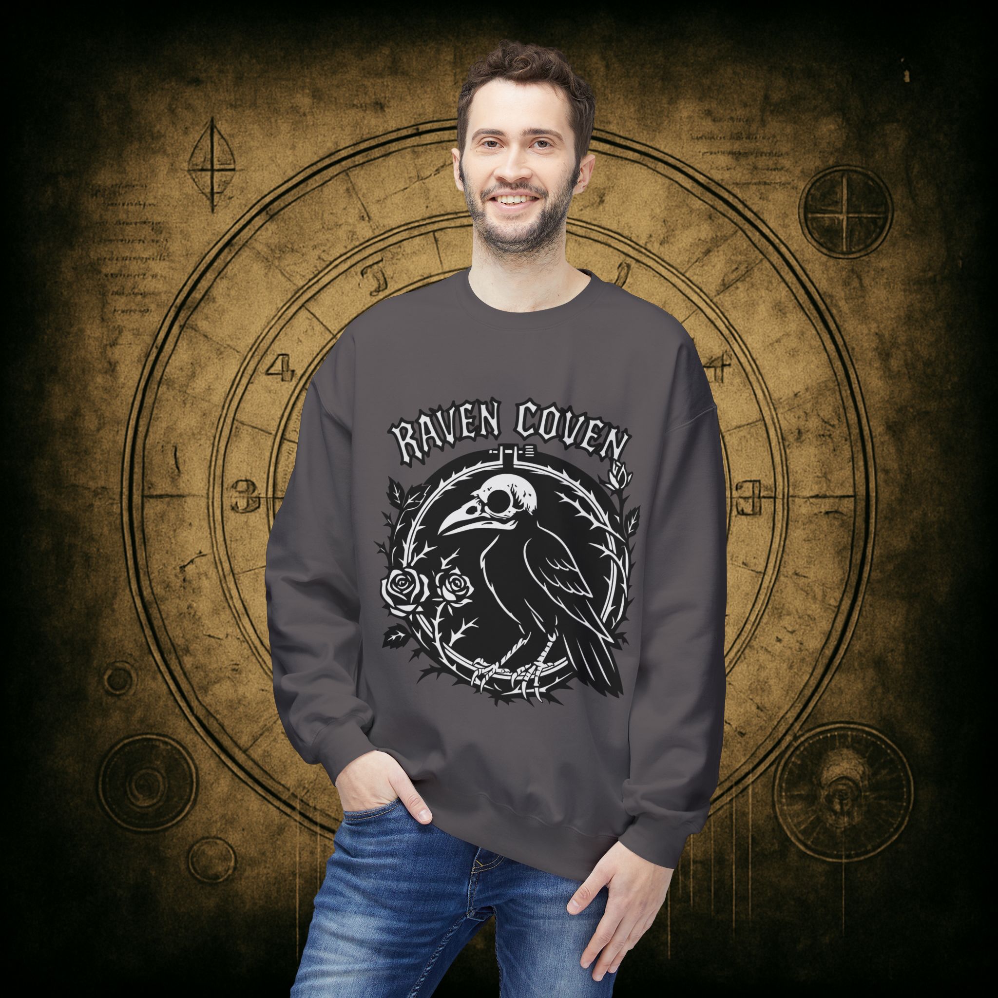 Raven of the Coven Raven Unisex Sweatshirt - Image 30