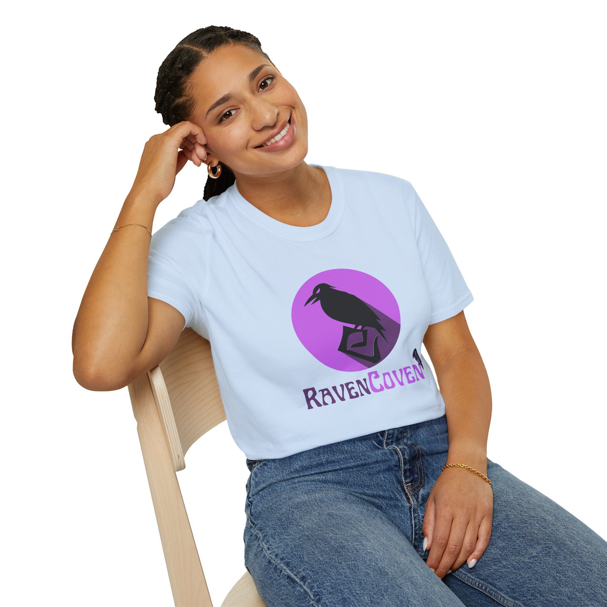 Raven Coven Logo Unisex T-Shirt - Image 56