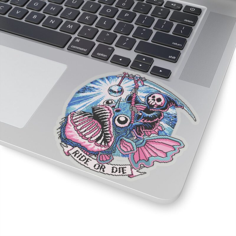 Ride or Die Angler Fish Kiss-Cut Sticker - Image 17