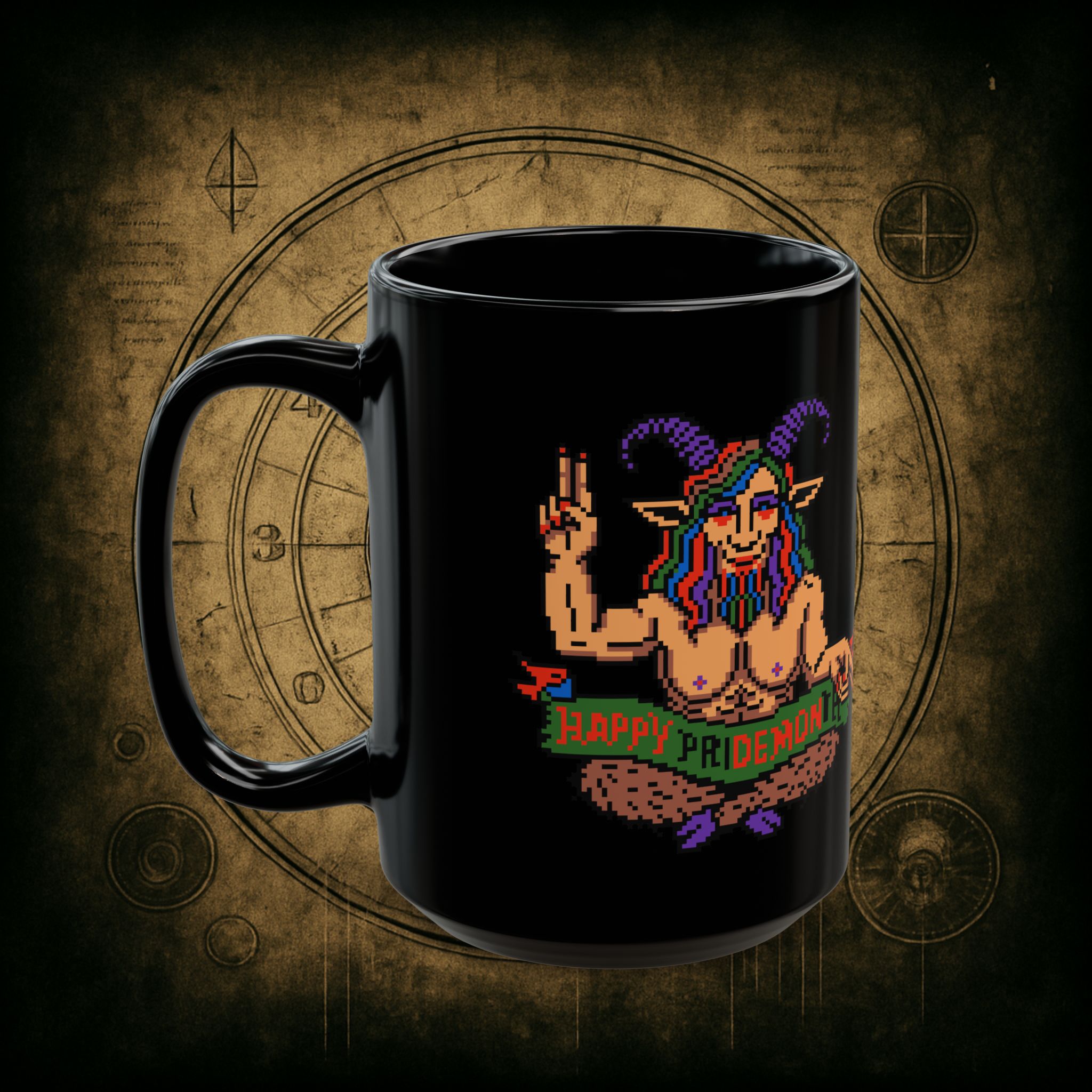 Happy PriDEMONTH Ceramic Mug - Image 8