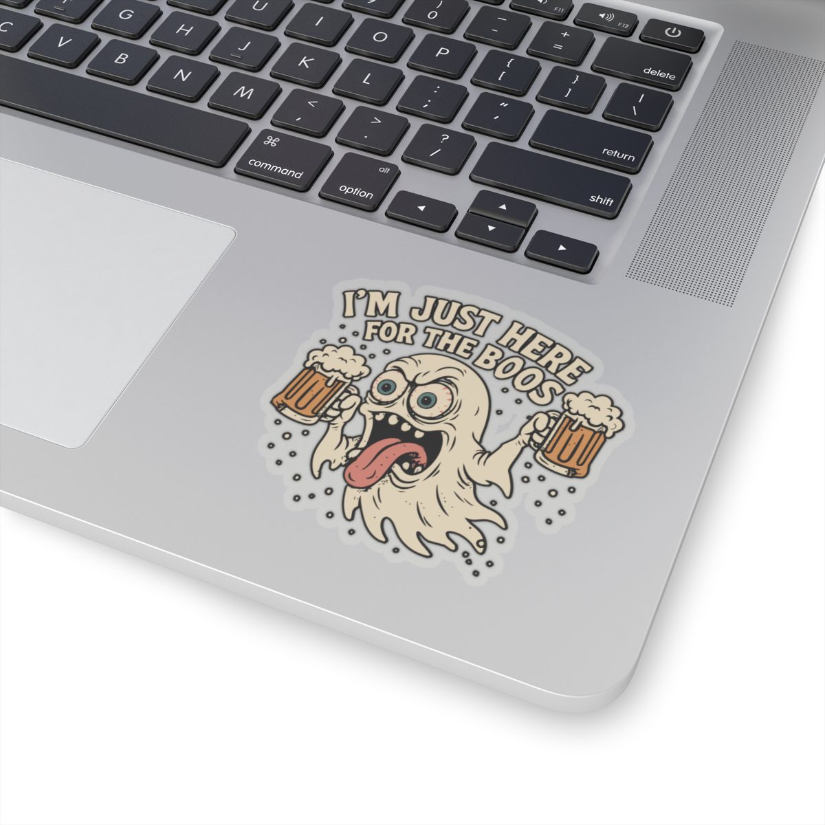 Here for the Boos Kiss-Cut Sticker - Image 11