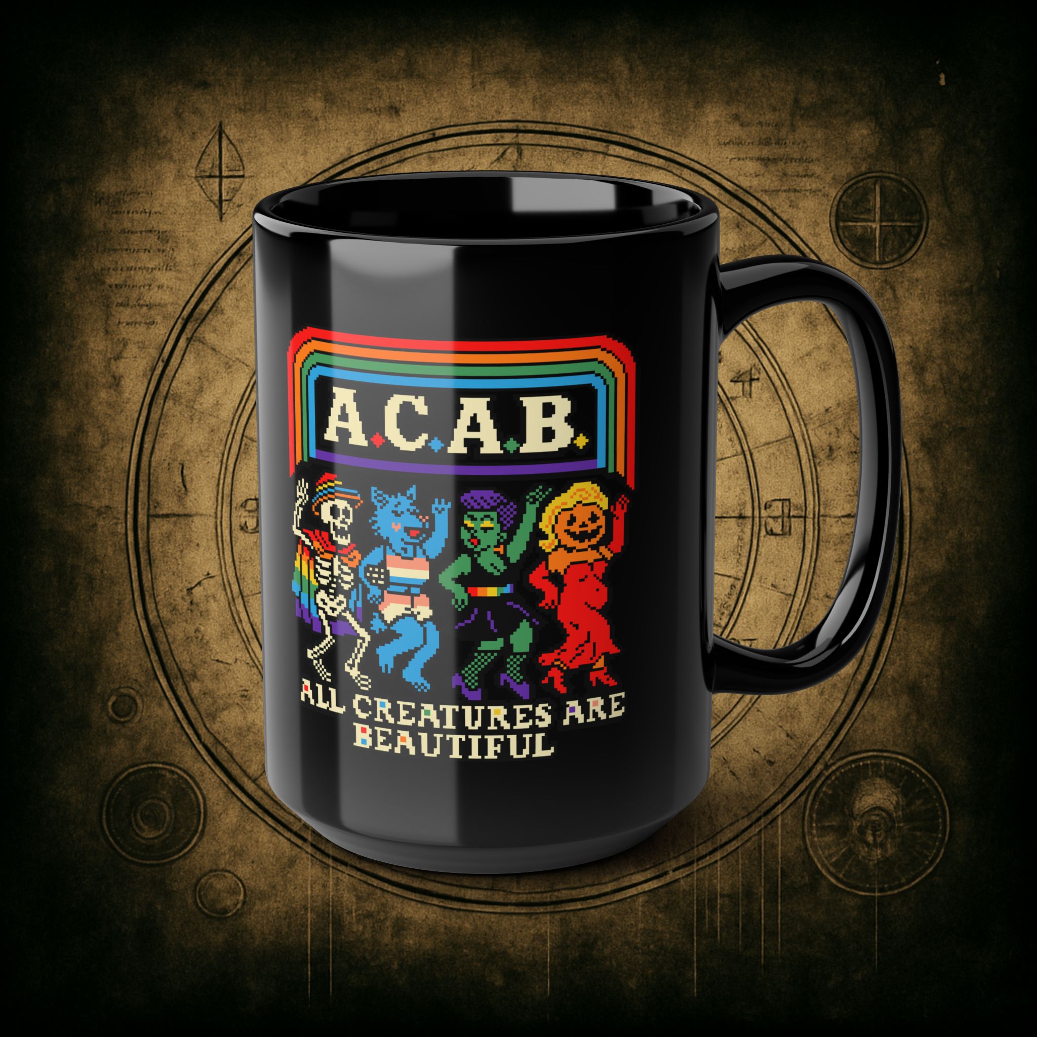 All Creatures Are Beautiful Ceramic Mug - Image 10