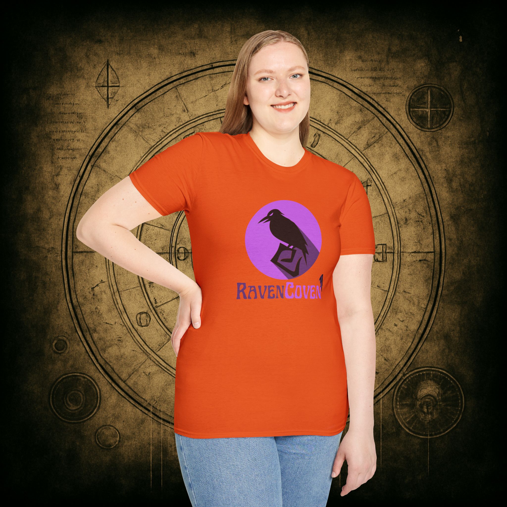 Raven Coven Logo Unisex T-Shirt - Image 36