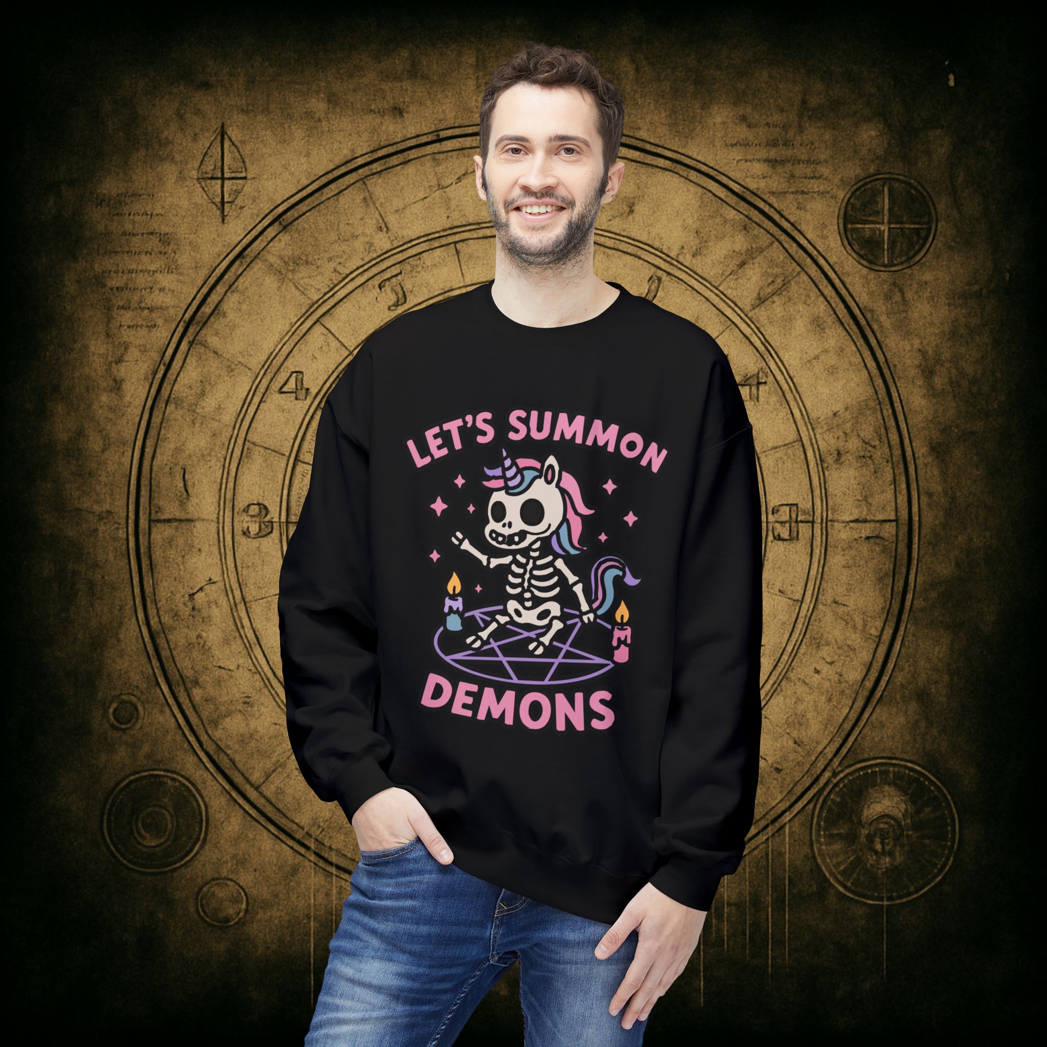 Let’s Summon Demons Unisex Sweatshirt - Image 15
