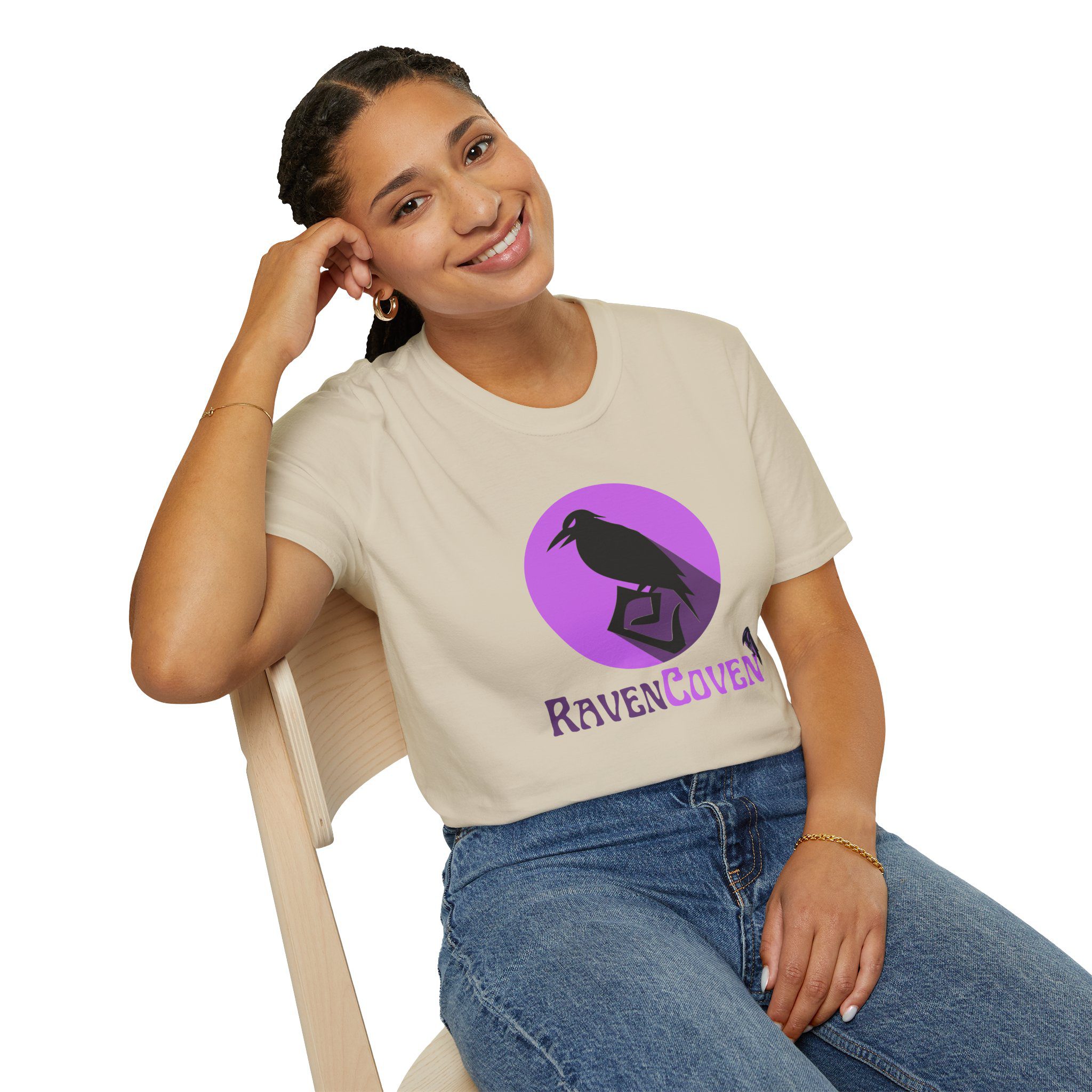Raven Coven Logo Unisex T-Shirt - Image 25