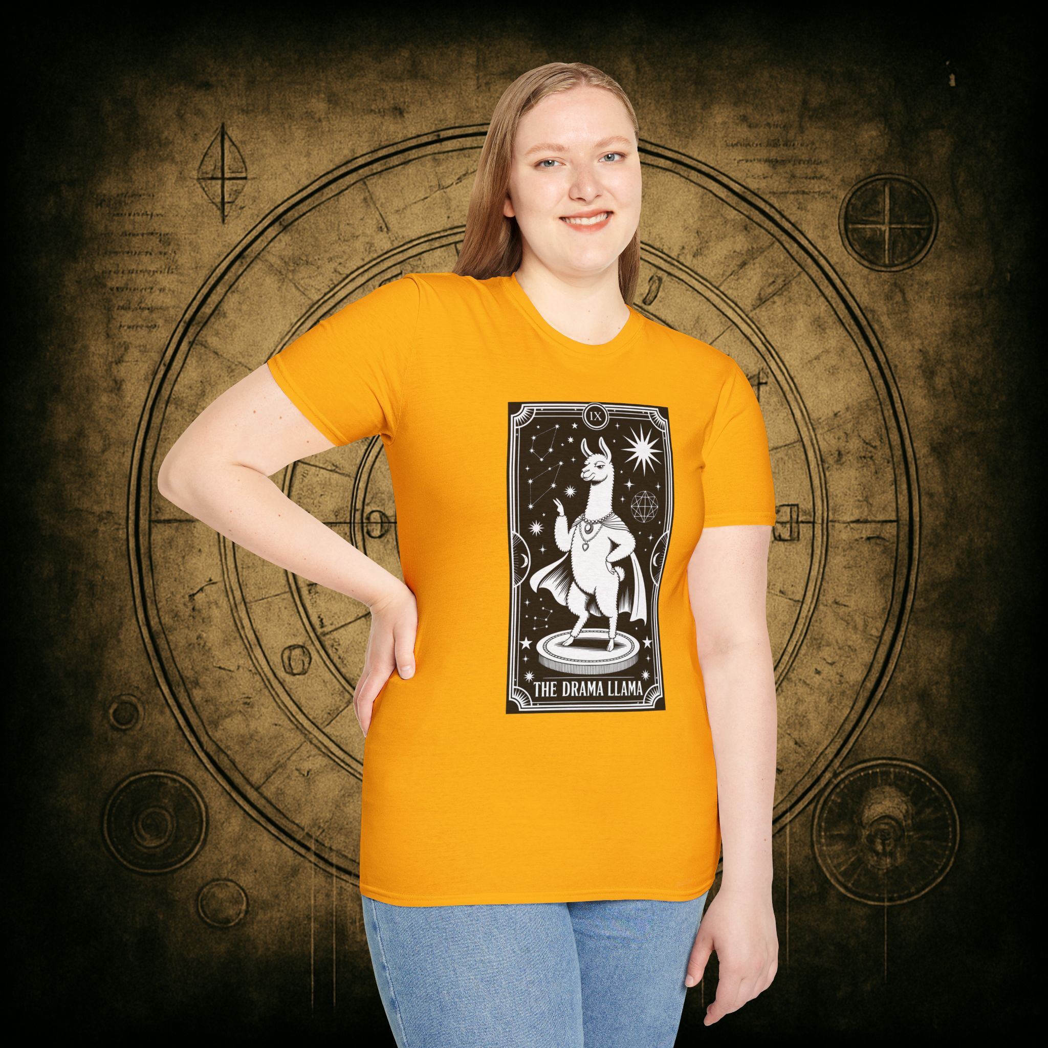 The Drama Llama Tarot Unisex T-Shirt - Image 24