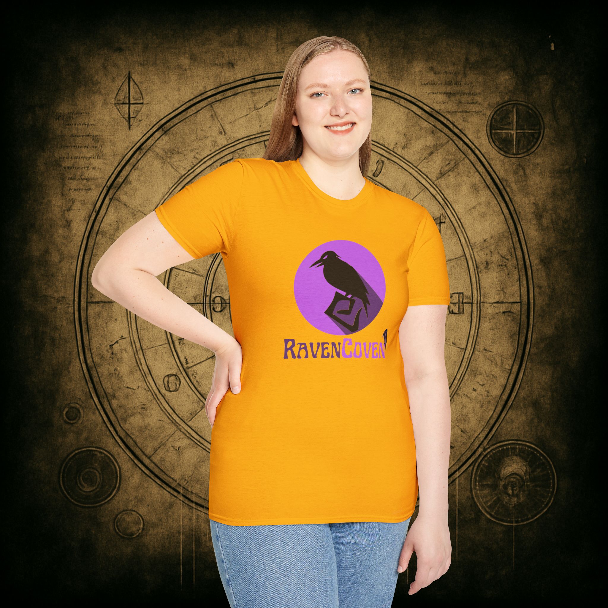 Raven Coven Logo Unisex T-Shirt - Image 29