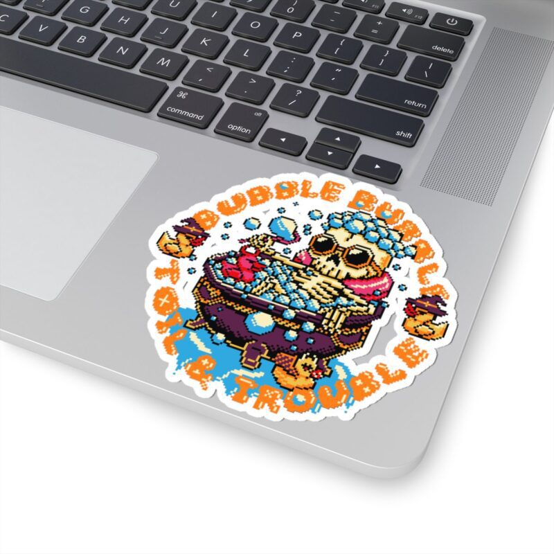 Bubble Bubble Kiss-Cut Sticker - Image 2