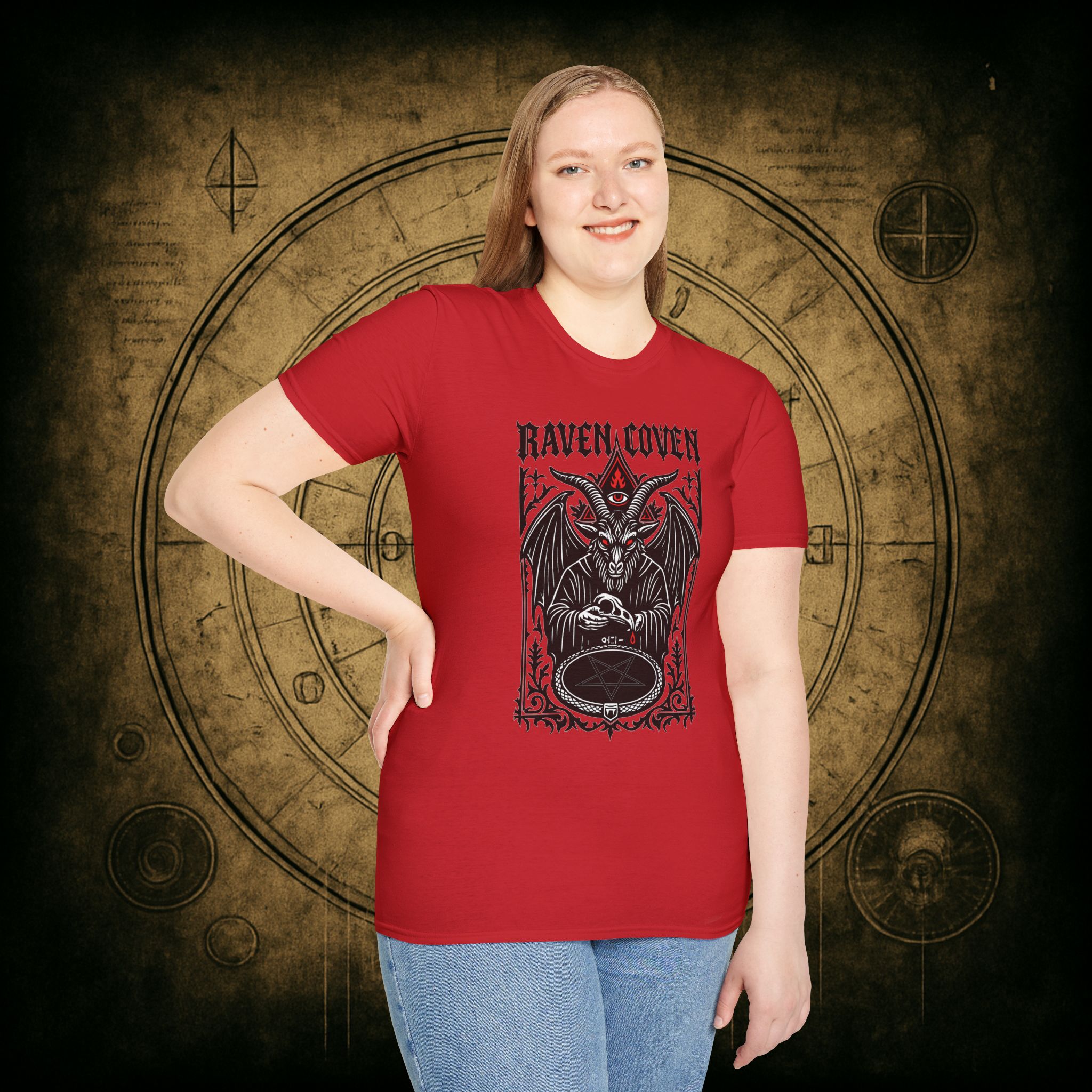 Raven Coven Initiation Unisex T-Shirt - Image 75
