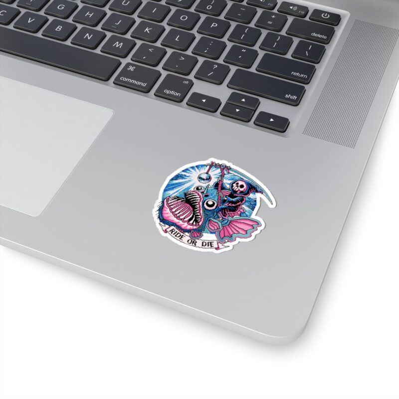 Ride or Die Angler Fish Kiss-Cut Sticker - Image 8