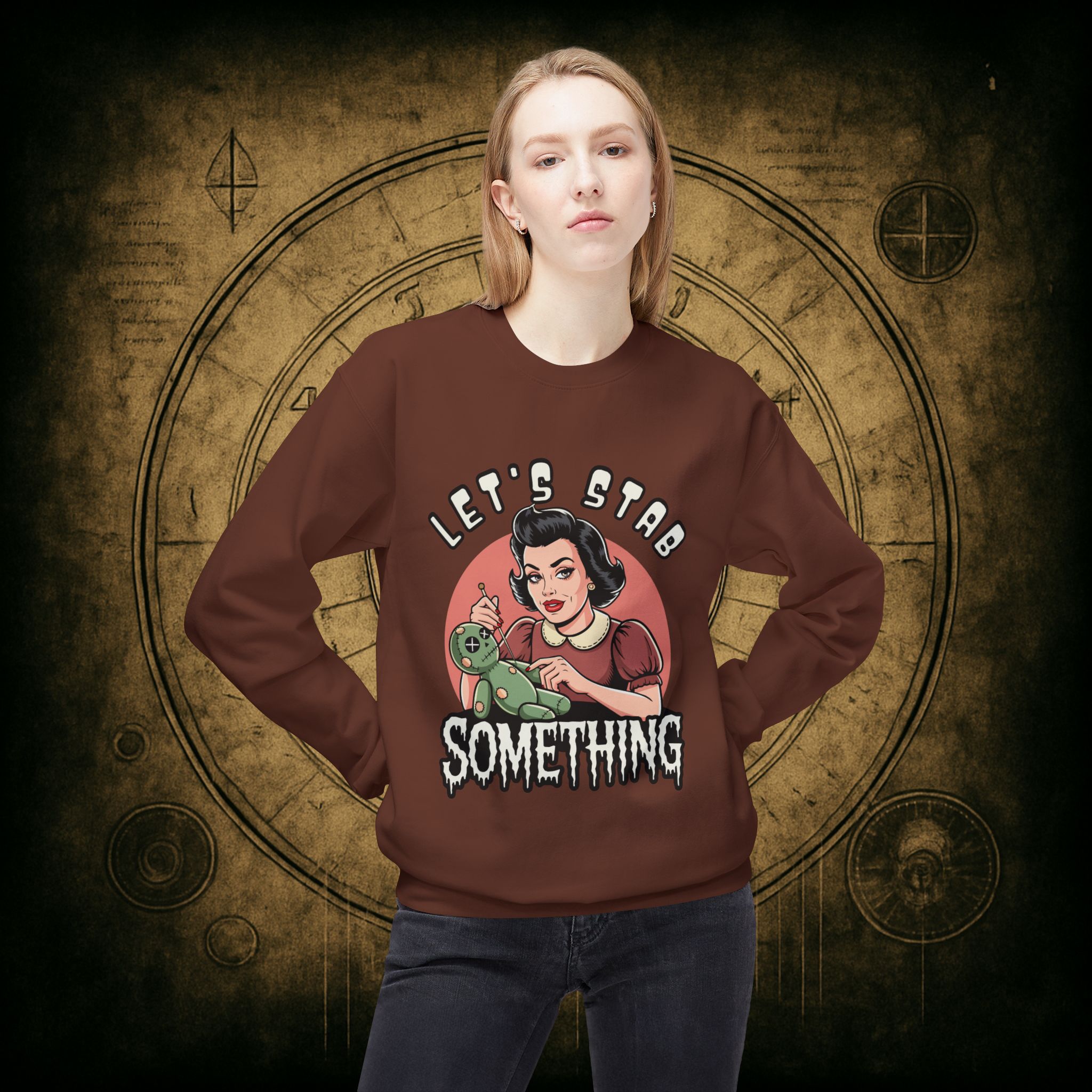 Let’s Stab Something Unisex Sweatshirt - Image 11